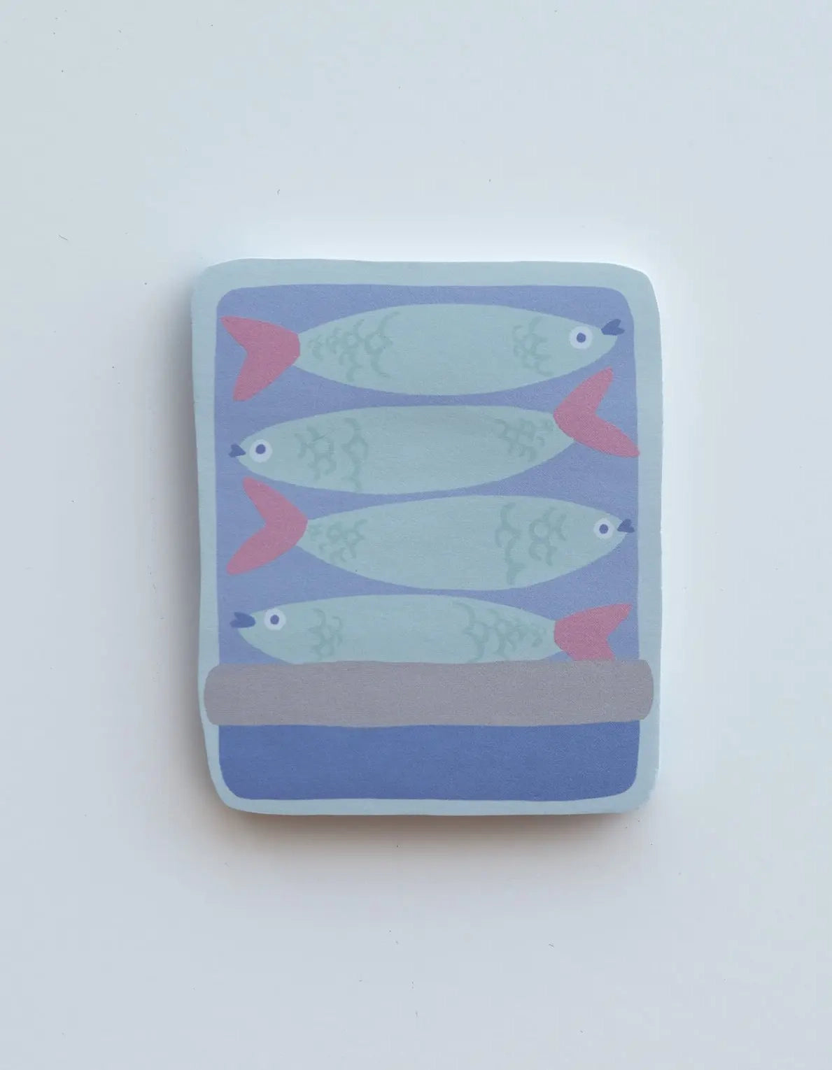 Tinned Fish, Die-Cut Sticky Notepads