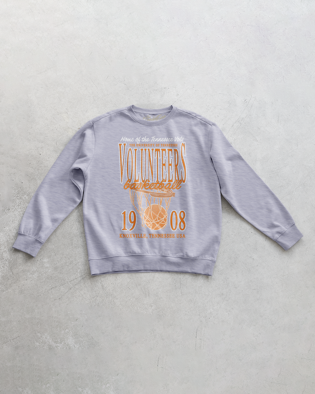 Underground Original Design: Tennessee Volunteers Basketball Oversized 90s Sweatshirt