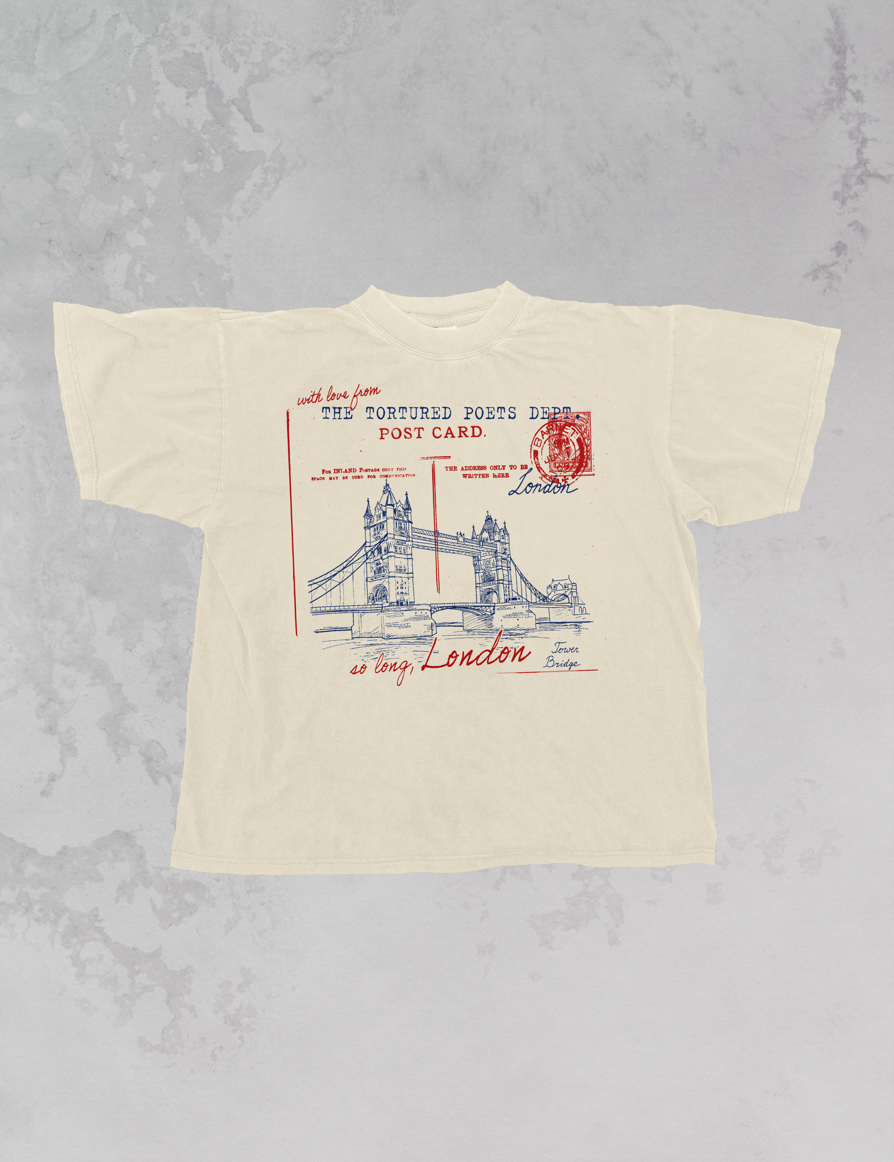 Underground Original Design: So Long, London Oversized TShirt