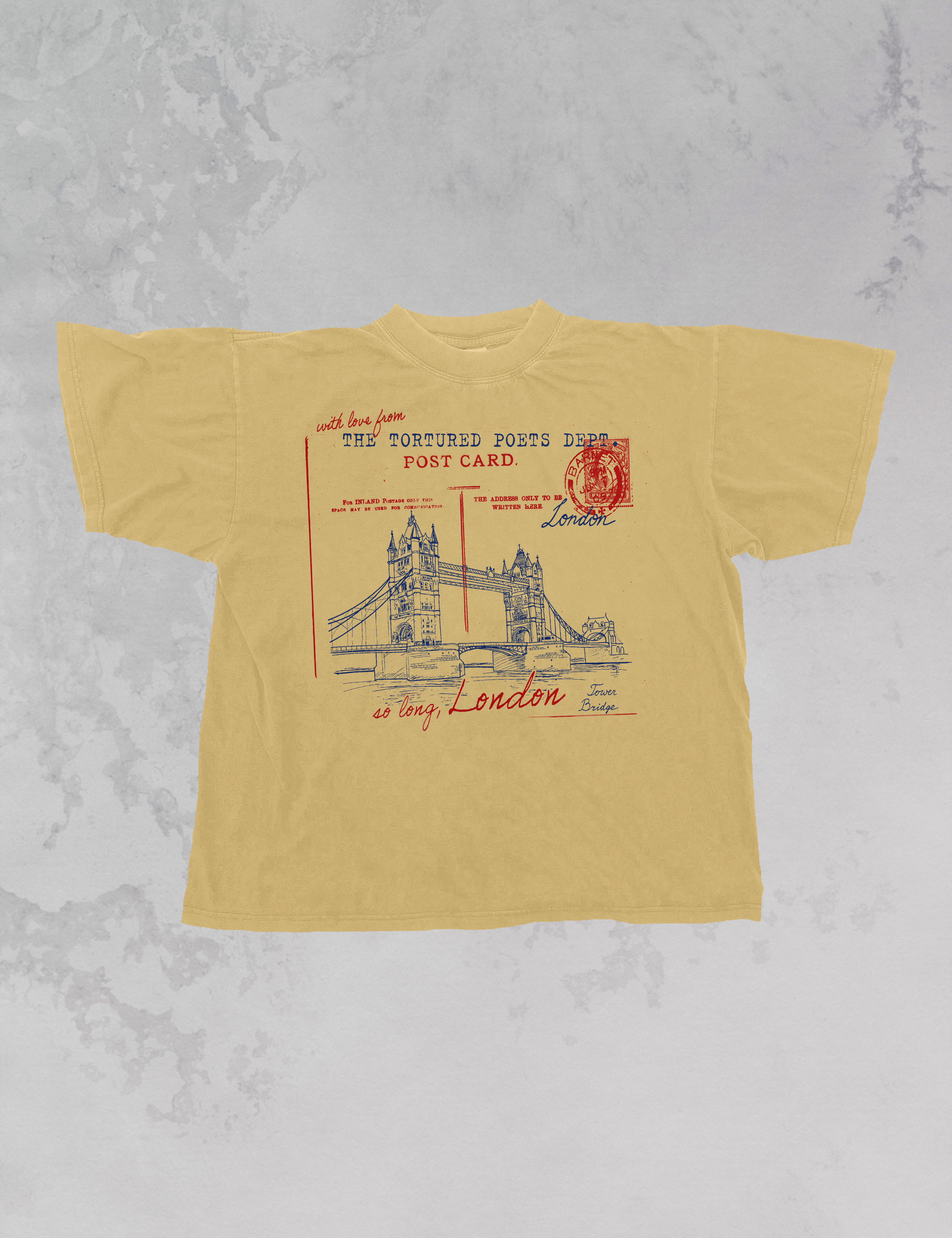 Underground Original Design: So Long, London Oversized TShirt