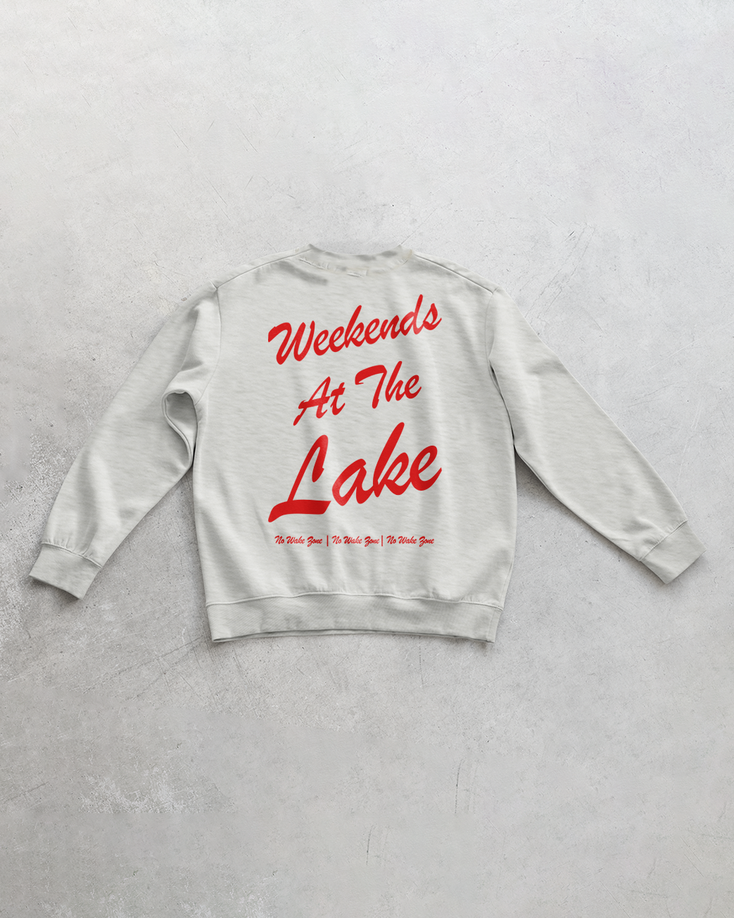 Underground Original Design: Weekends at the Lake, Summer Oversized Sweatshirt