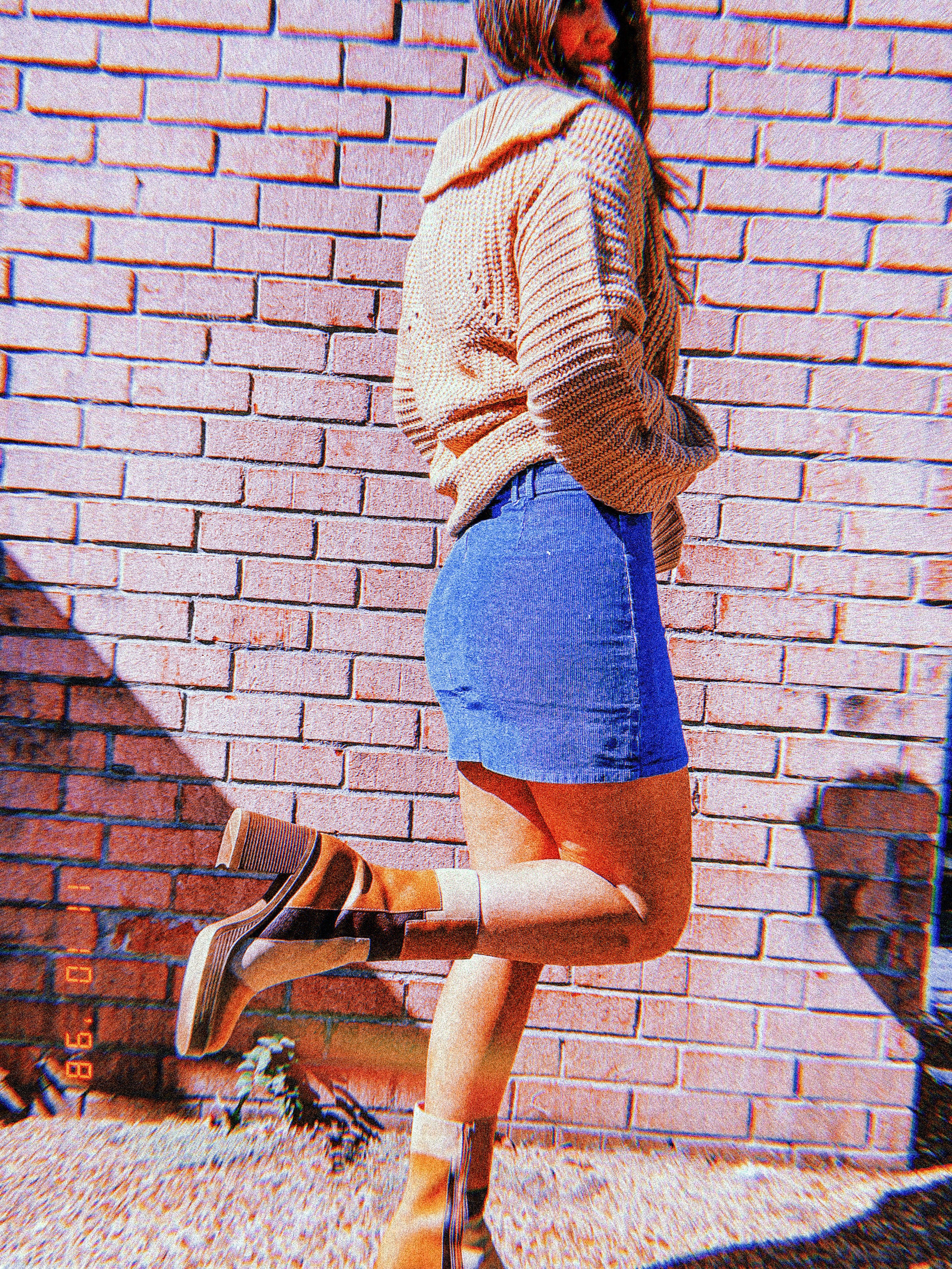 Tani Knit Collared Oversized Sweater