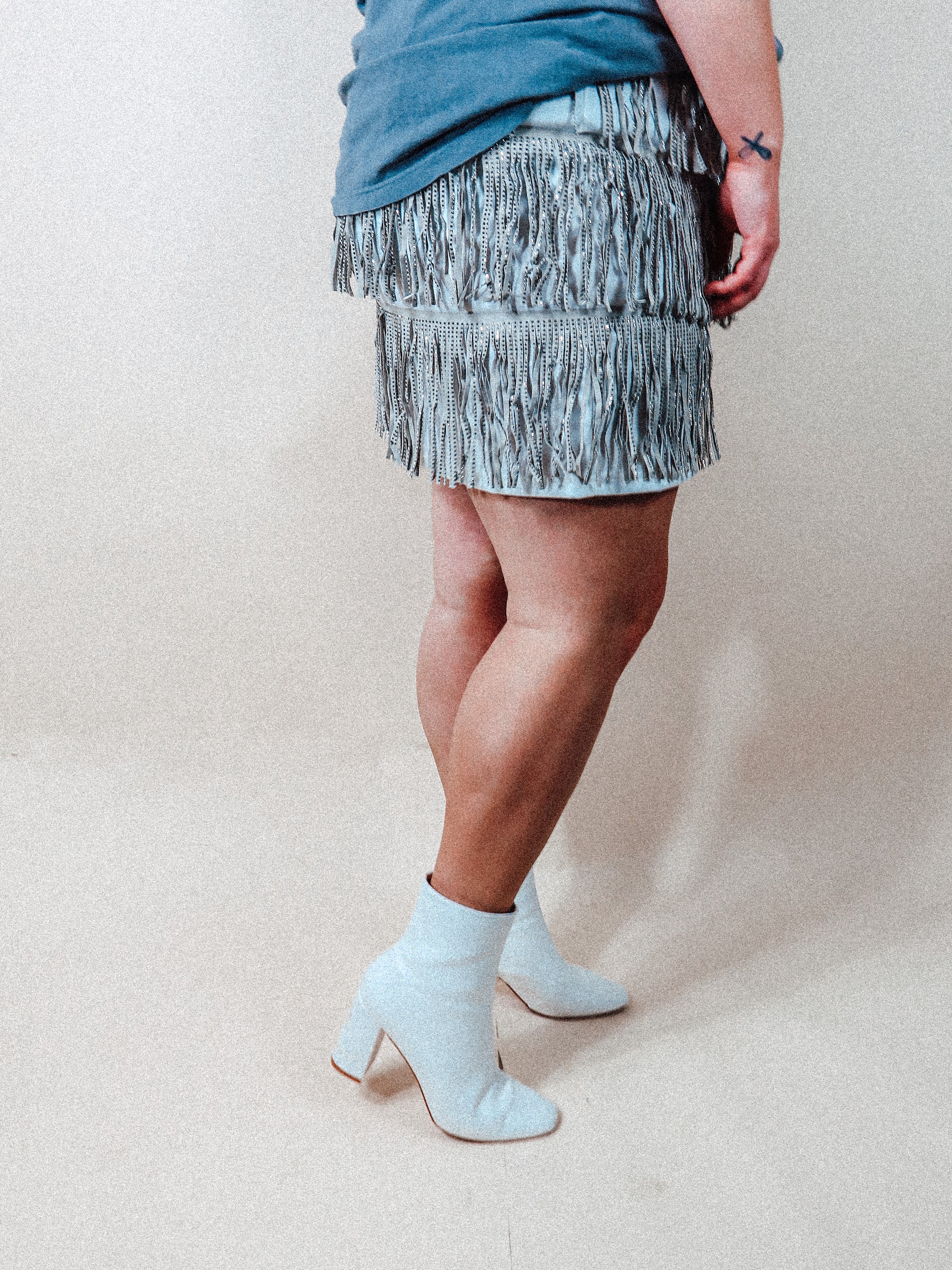 Adrian Festival Fringe Skirt | Curvy