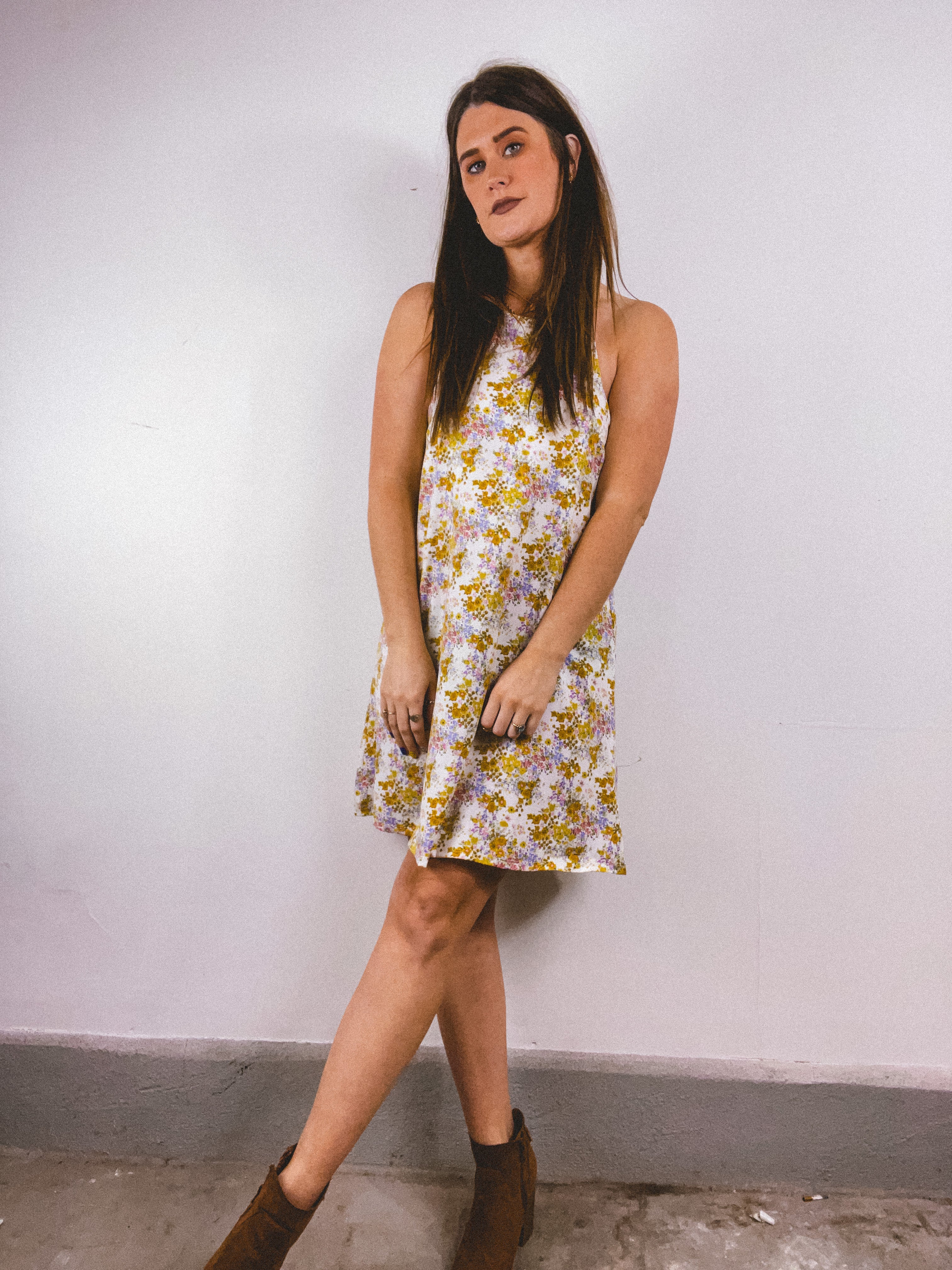 Floral Halter Dress