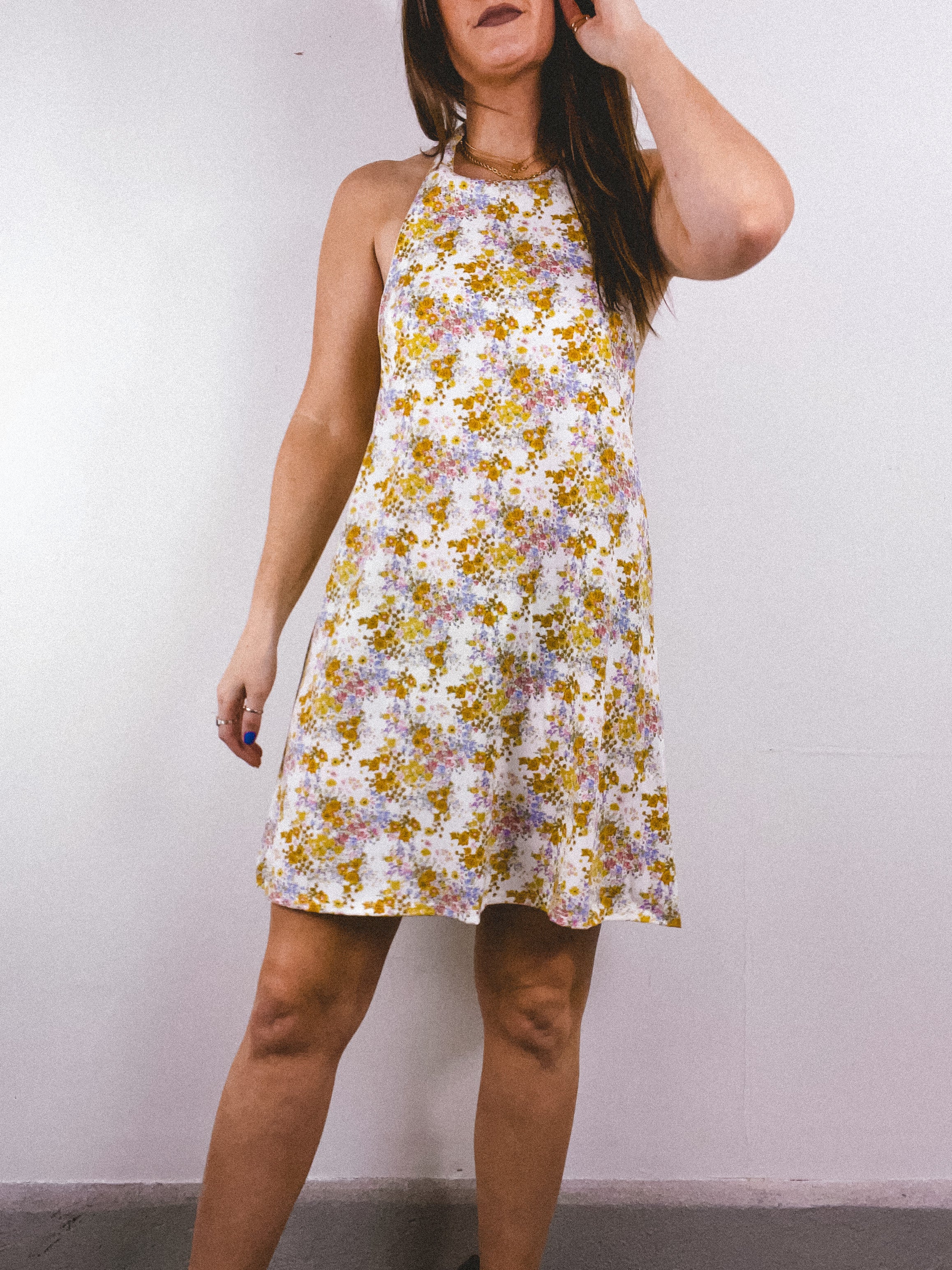 Floral Halter Dress