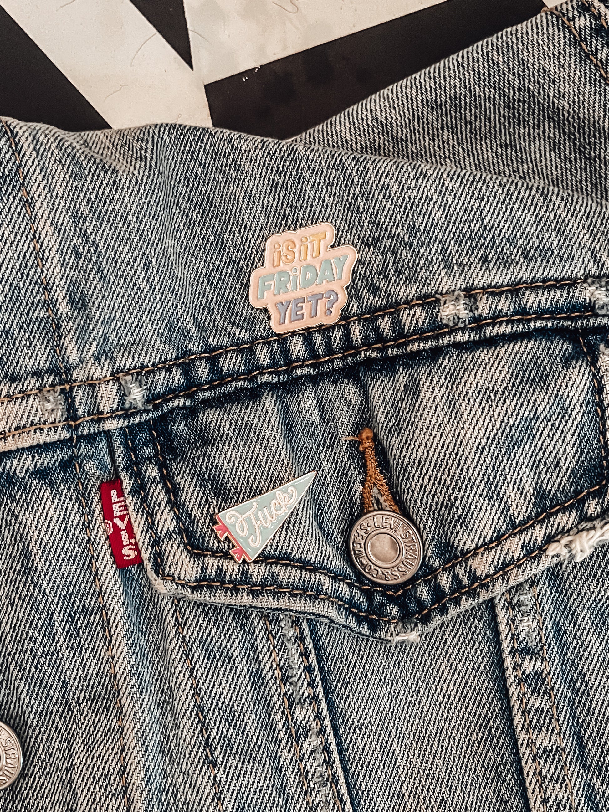 Is It Friday Yet - Enamel Pin - the Clandestine Underground
