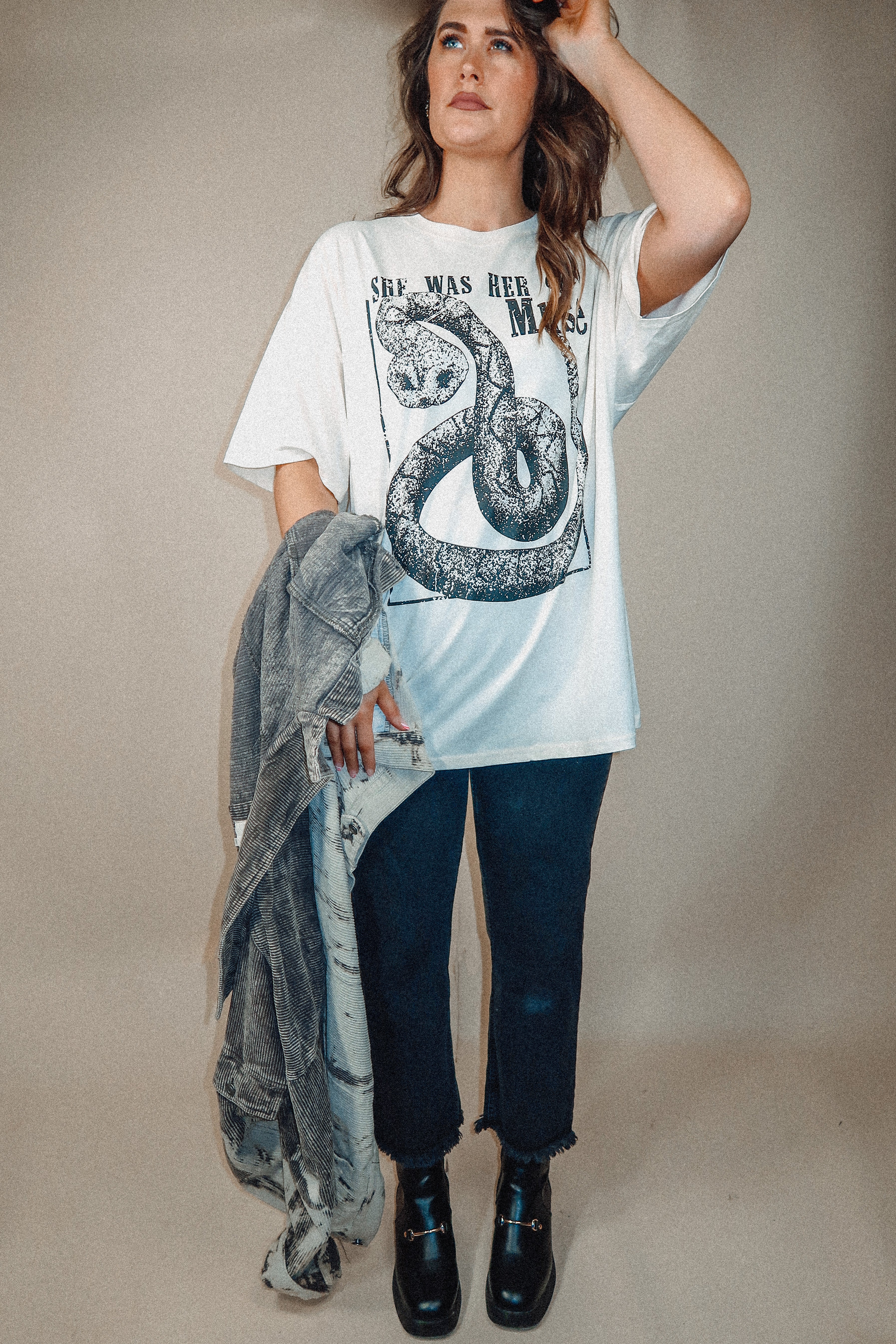 Underground Original Design: She Was Her Own Muse Oversized TShirt