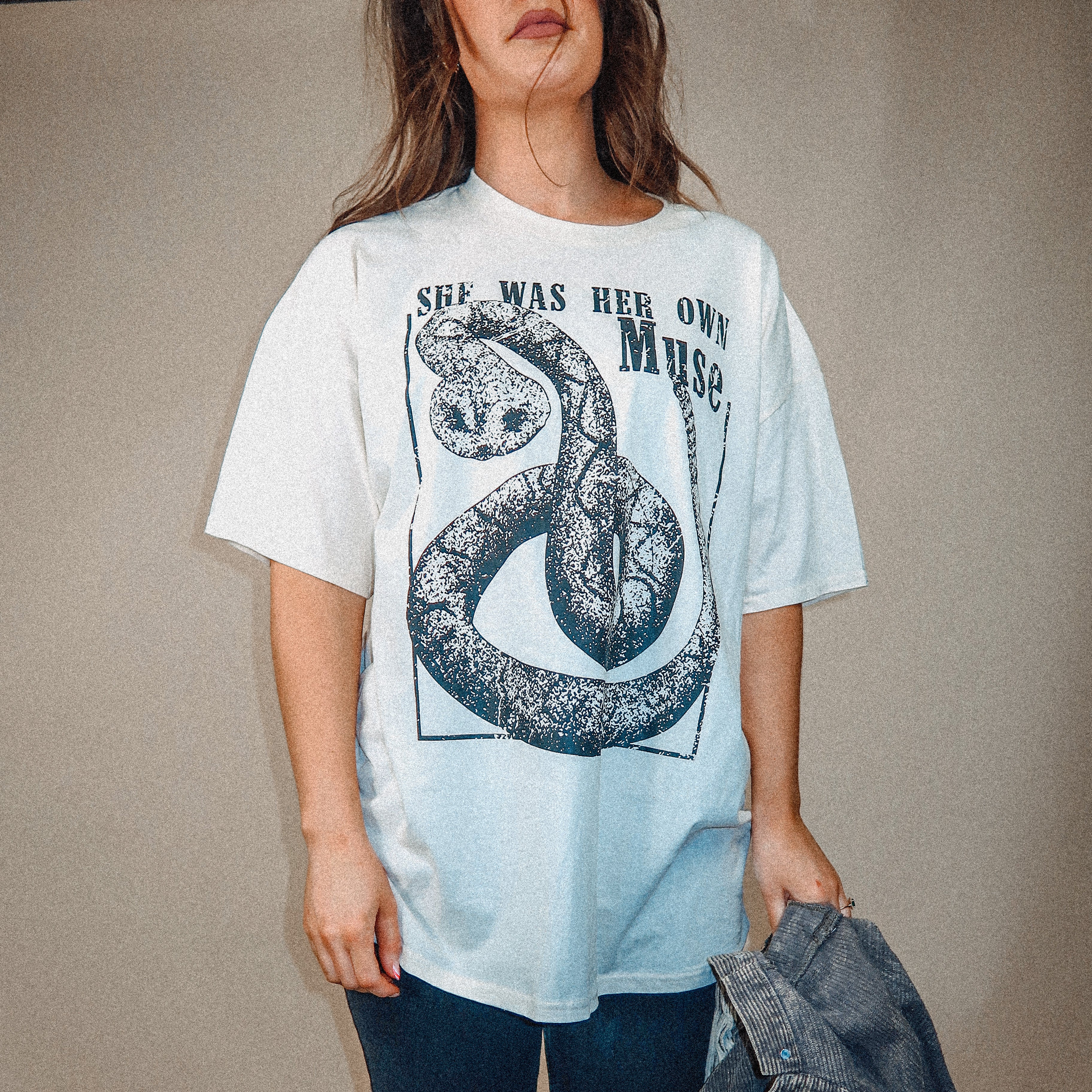 Underground Original Design: She Was Her Own Muse Oversized TShirt
