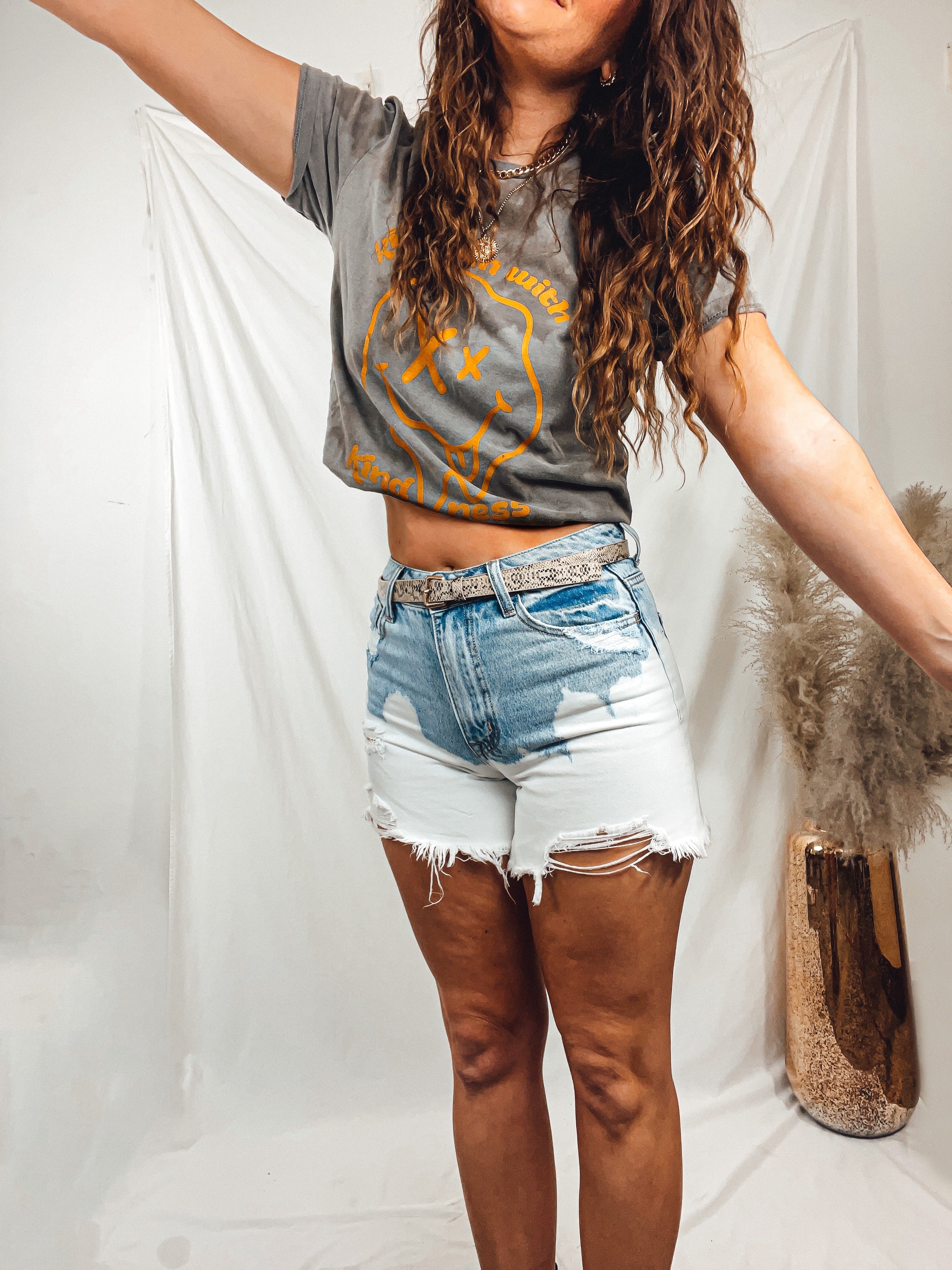 Printed High Waist Belt