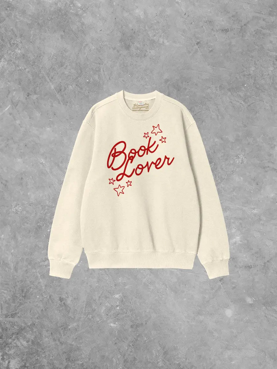 Underground Original Design: Book Lover, Bookish Boxy Cotton Sweatshirt