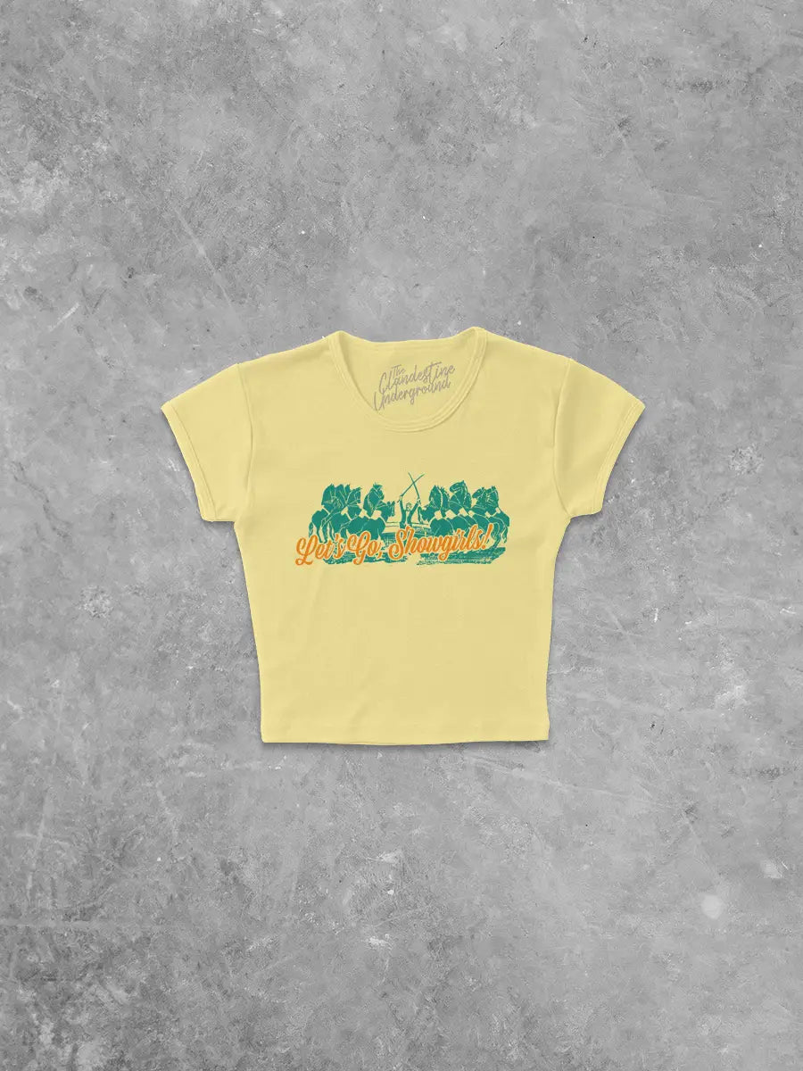 Underground Original Design: Let's Go Showgirl, Showgirls Era Micro-Ribbed Baby Tee