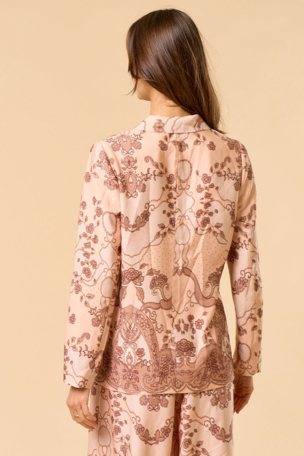 Vintage Lace Print Bottoms