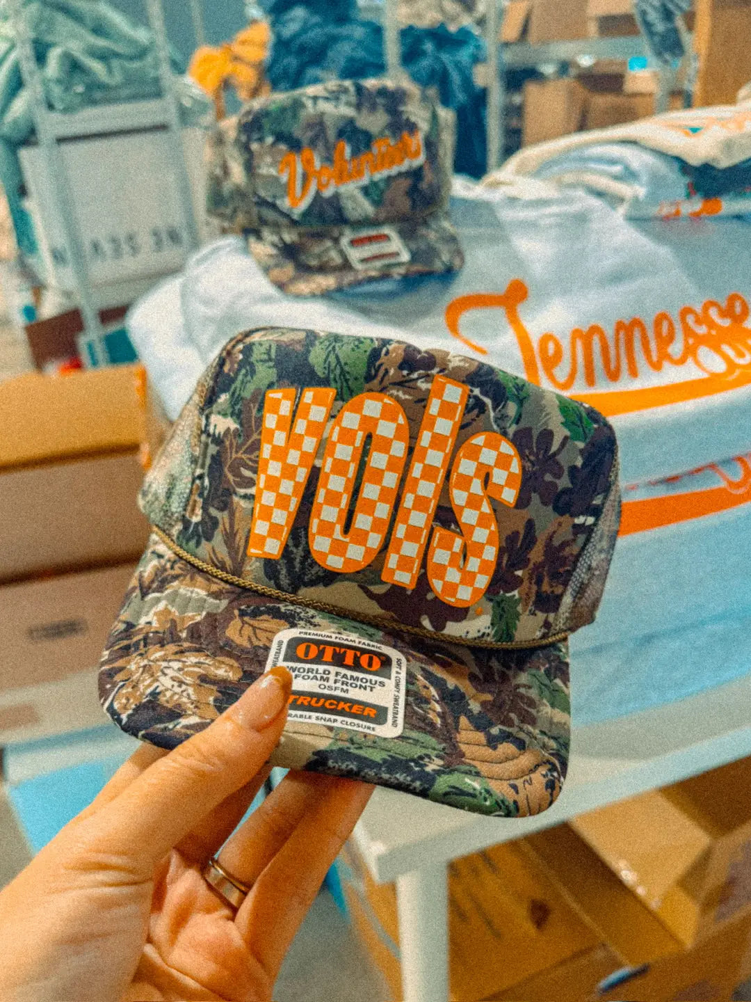 Underground Original Design: Tennessee VOLS Checkerboard, Game Day Trucker Hat