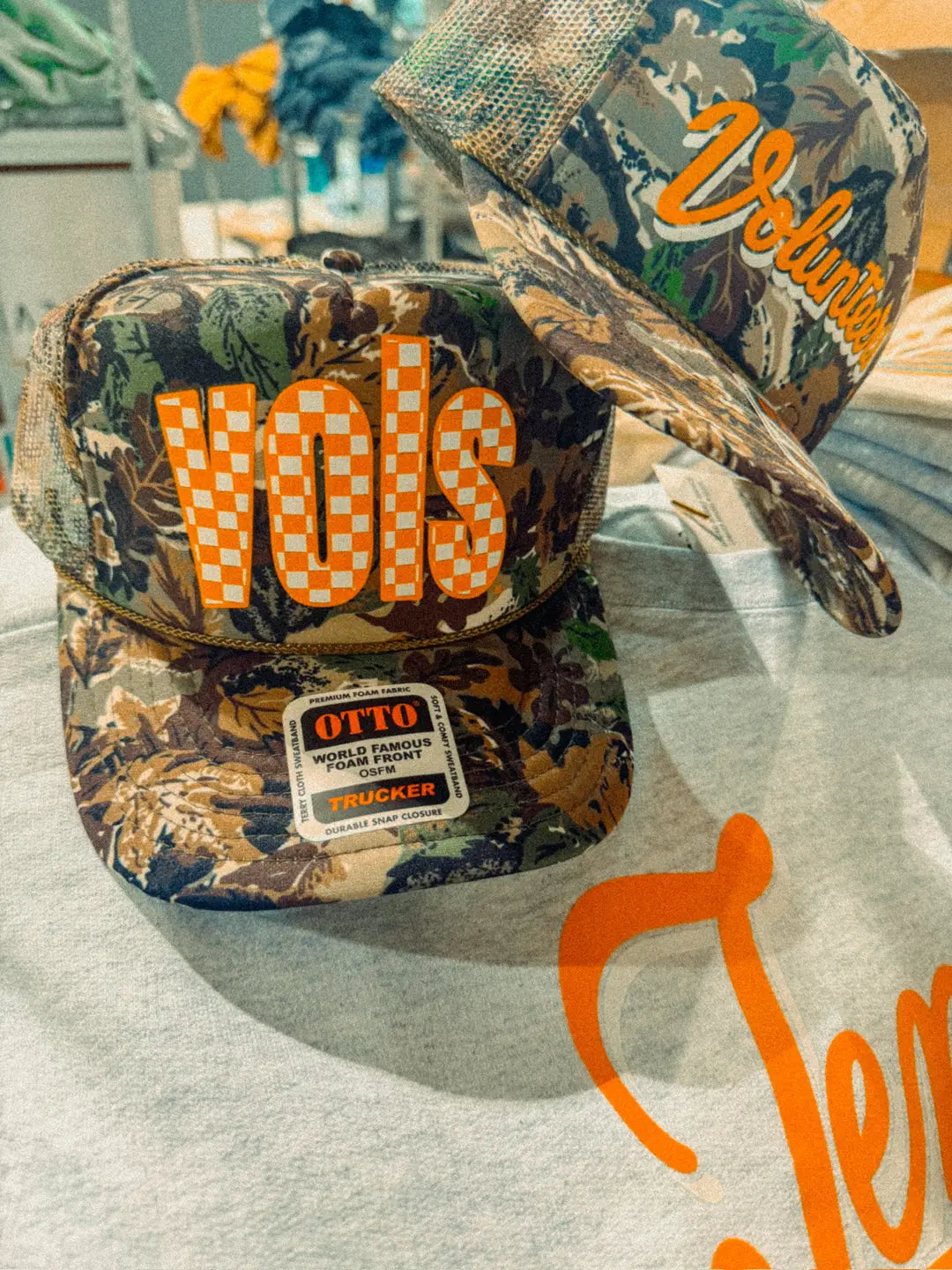 Underground Original Design: Tennessee VOLS Checkerboard, Game Day Trucker Hat