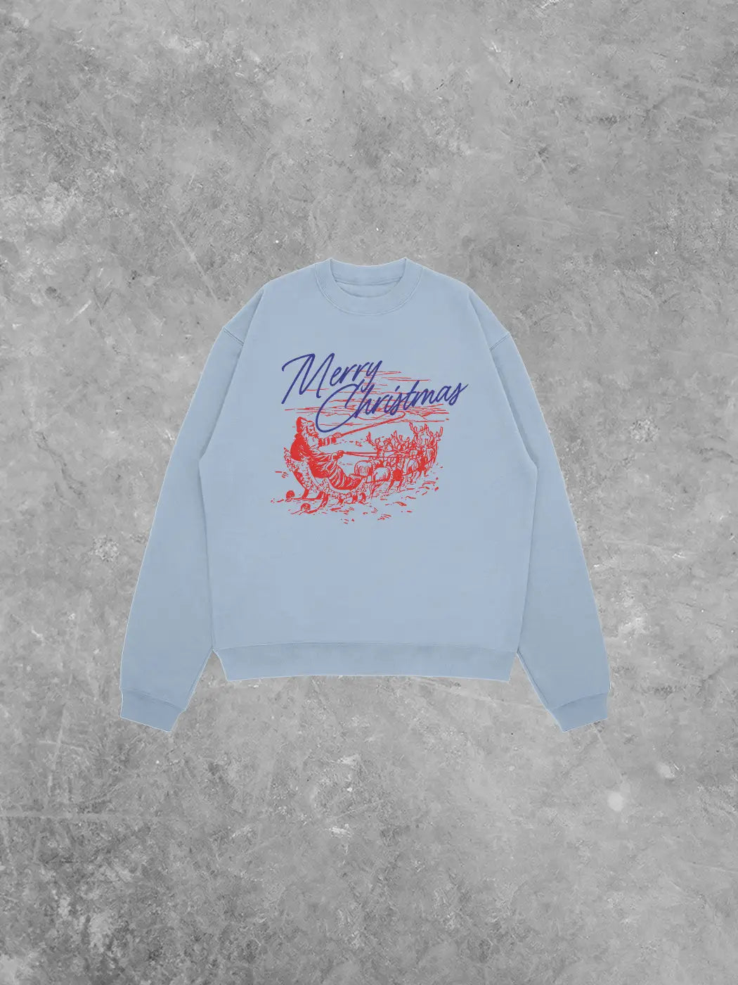 Underground Original Design: Merry Christmas, Santa Holiday Relaxed AS Sweatshirt