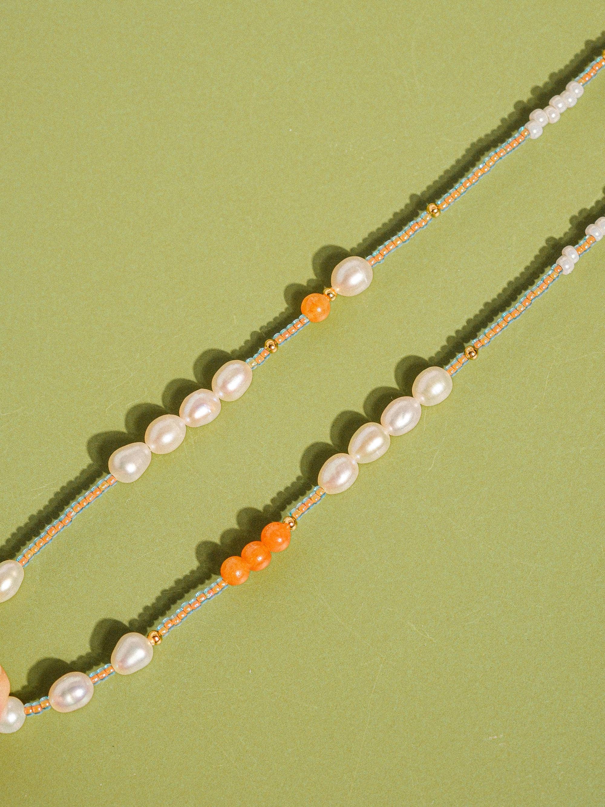 18K Handmade Bohemian Beaded Stack Necklaces