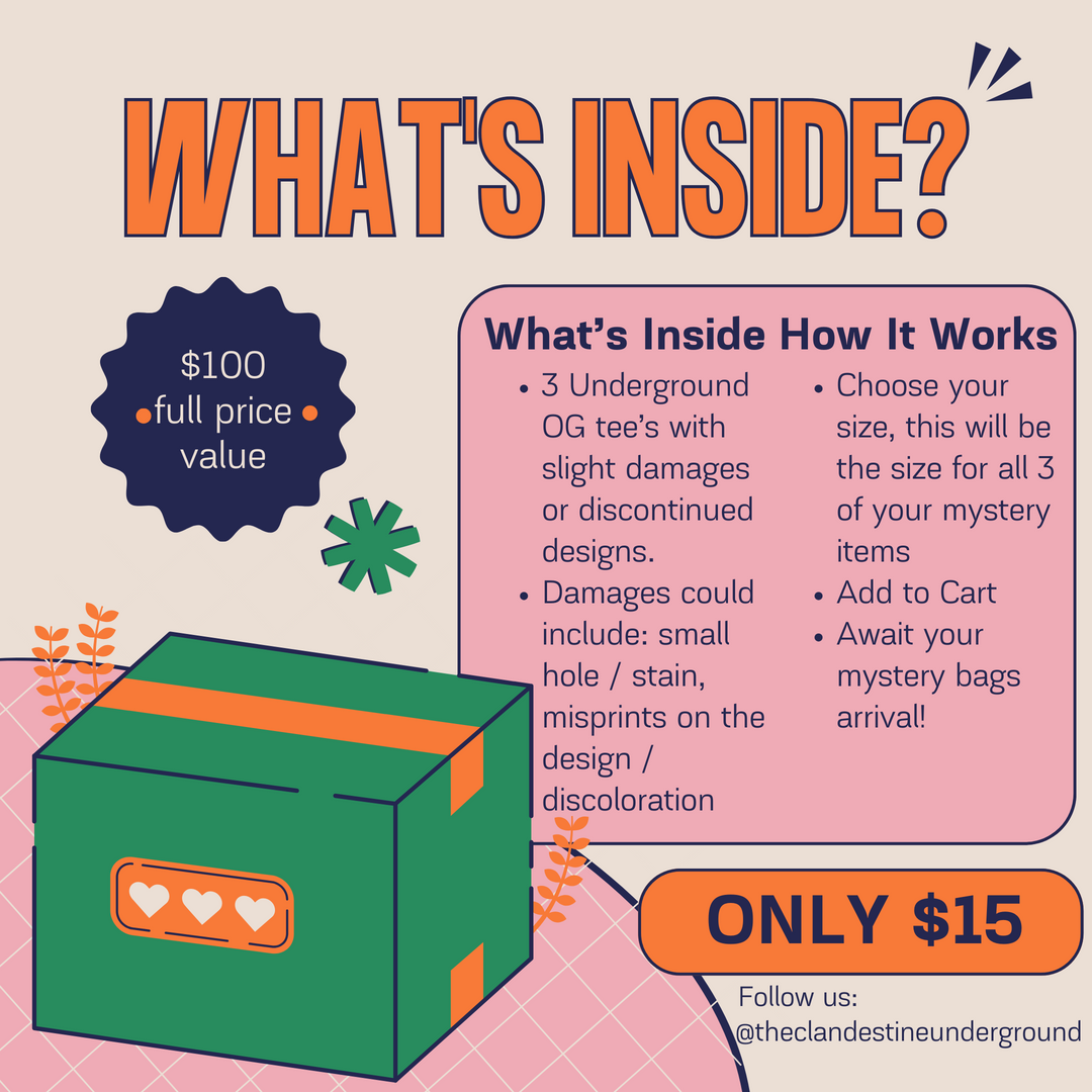 Underground Original Design: $15 Mystery Bag