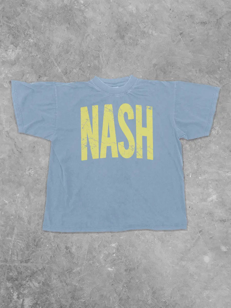 Underground Original Design: NASH | Nashville, Tennessee Boxy Cotton TShirt