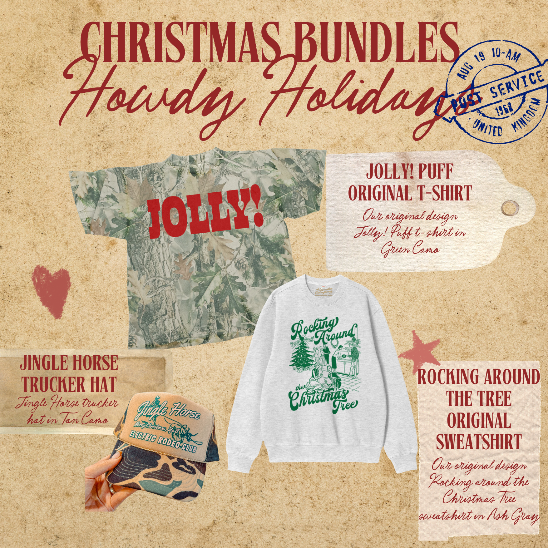 Underground Original Christmas Bundle: Howdy Holidays