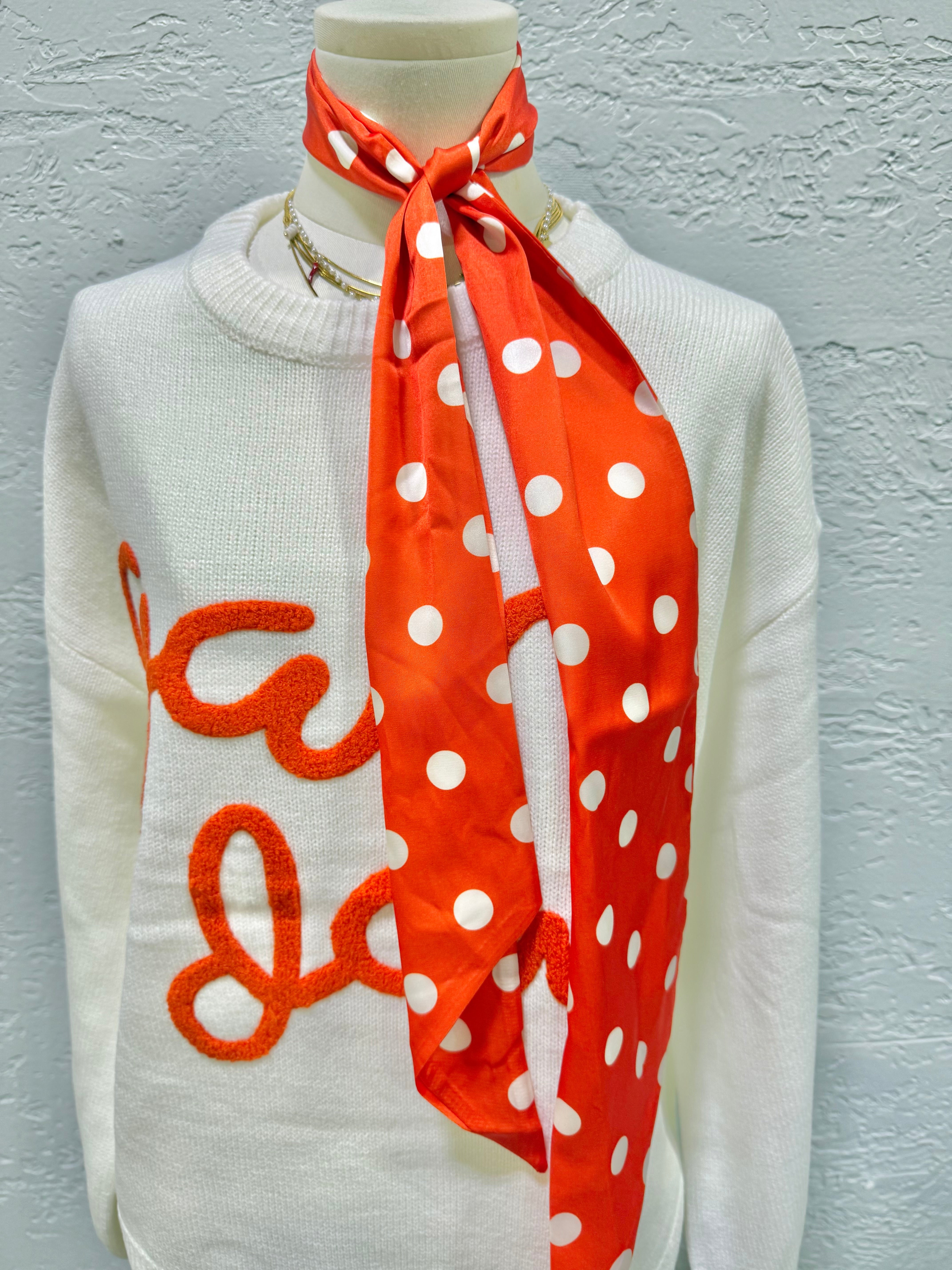 Polka Dot Neck Scarf