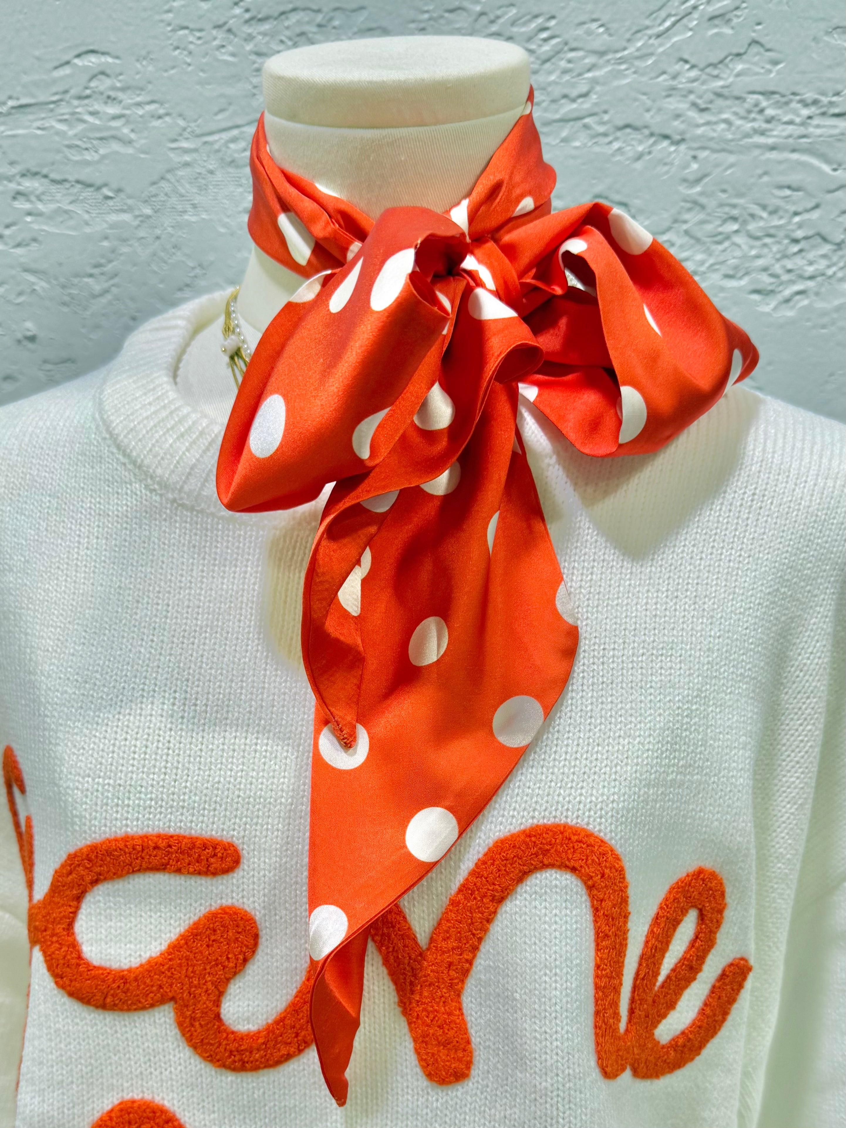 Polka Dot Neck Scarf