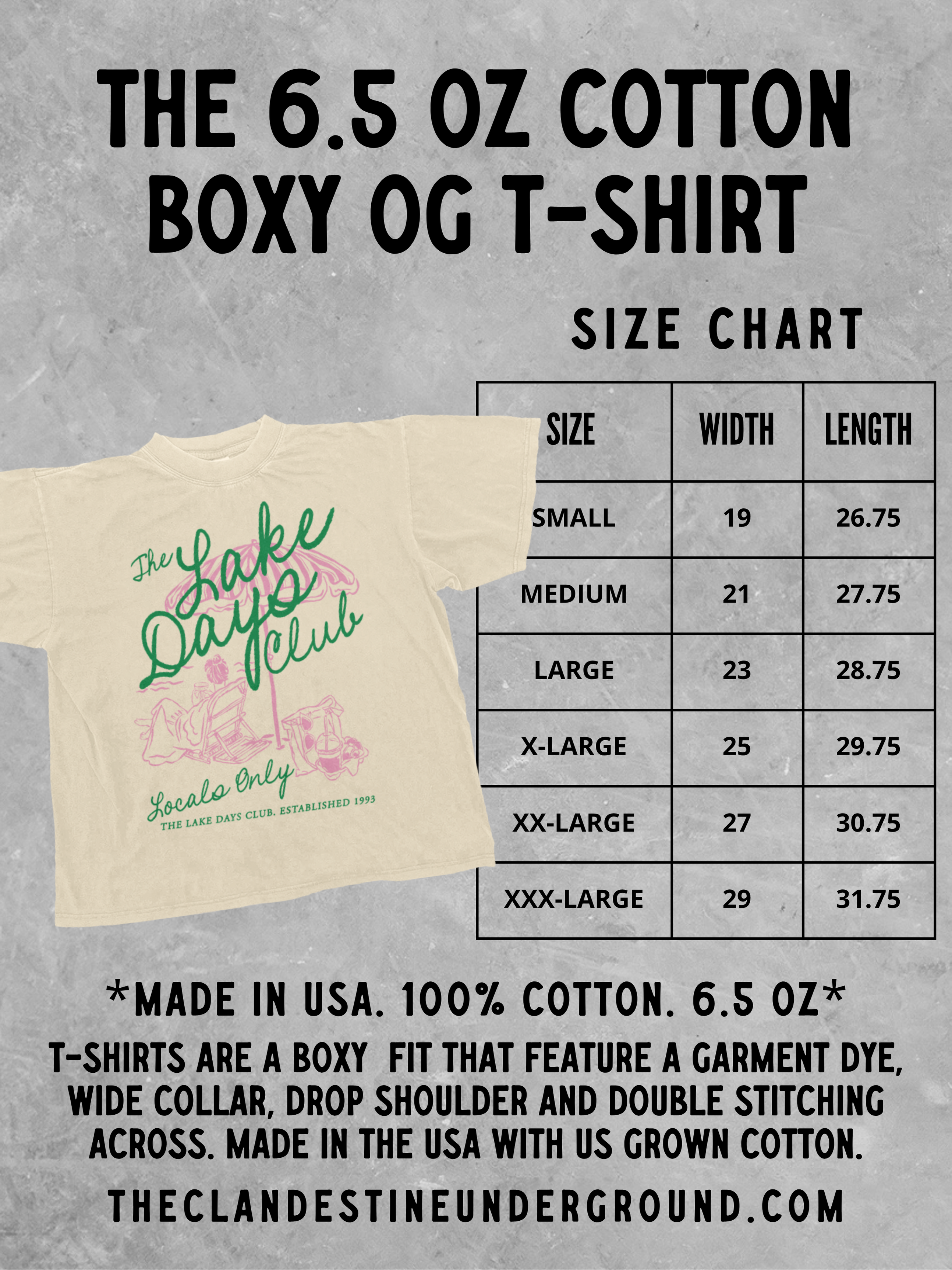 Underground Original Design: The World is Your Oyster Boxy Cotton TShirt
