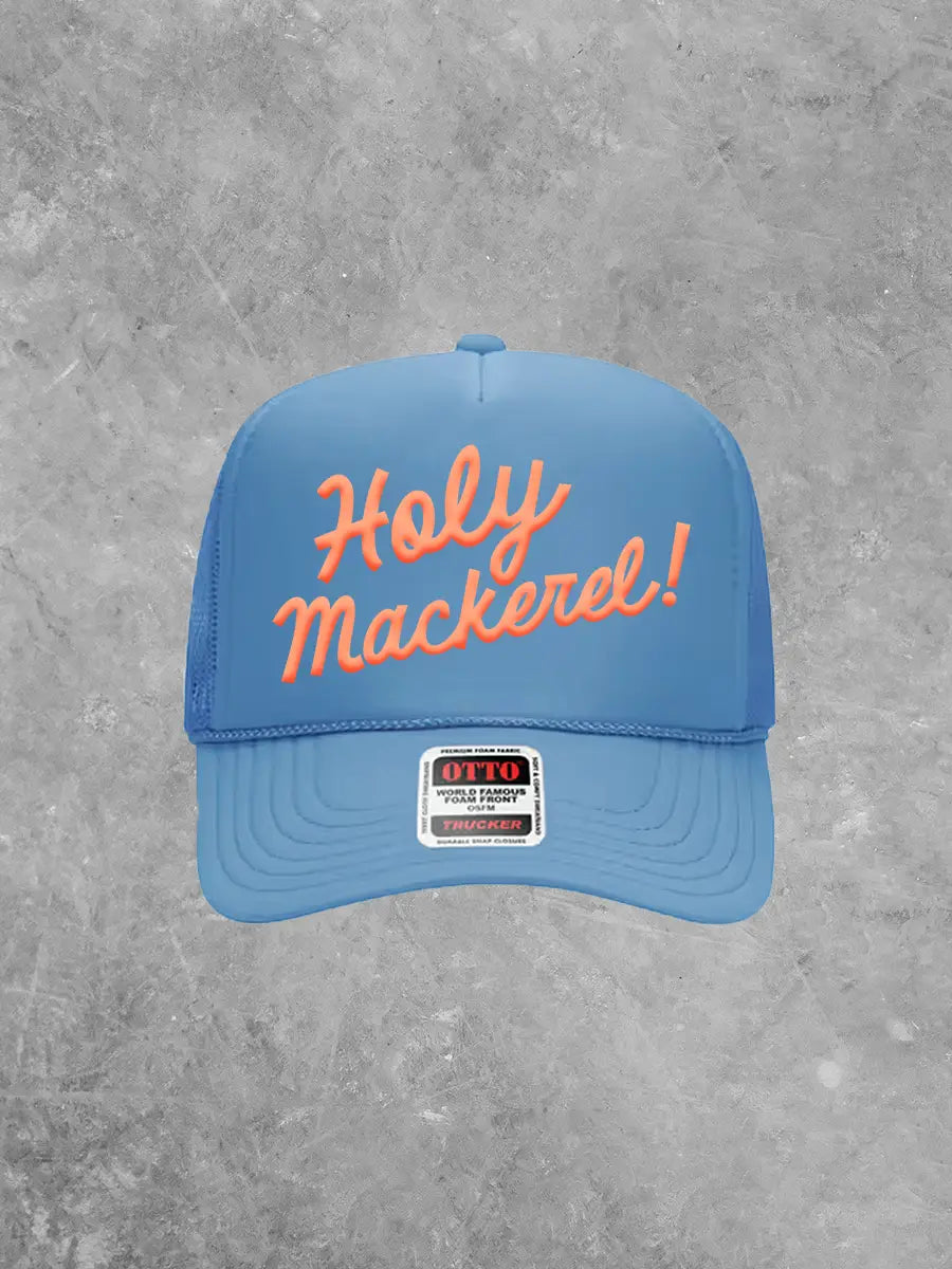 Holy Mackerel!, (Coral) PUFF Trucker Hat