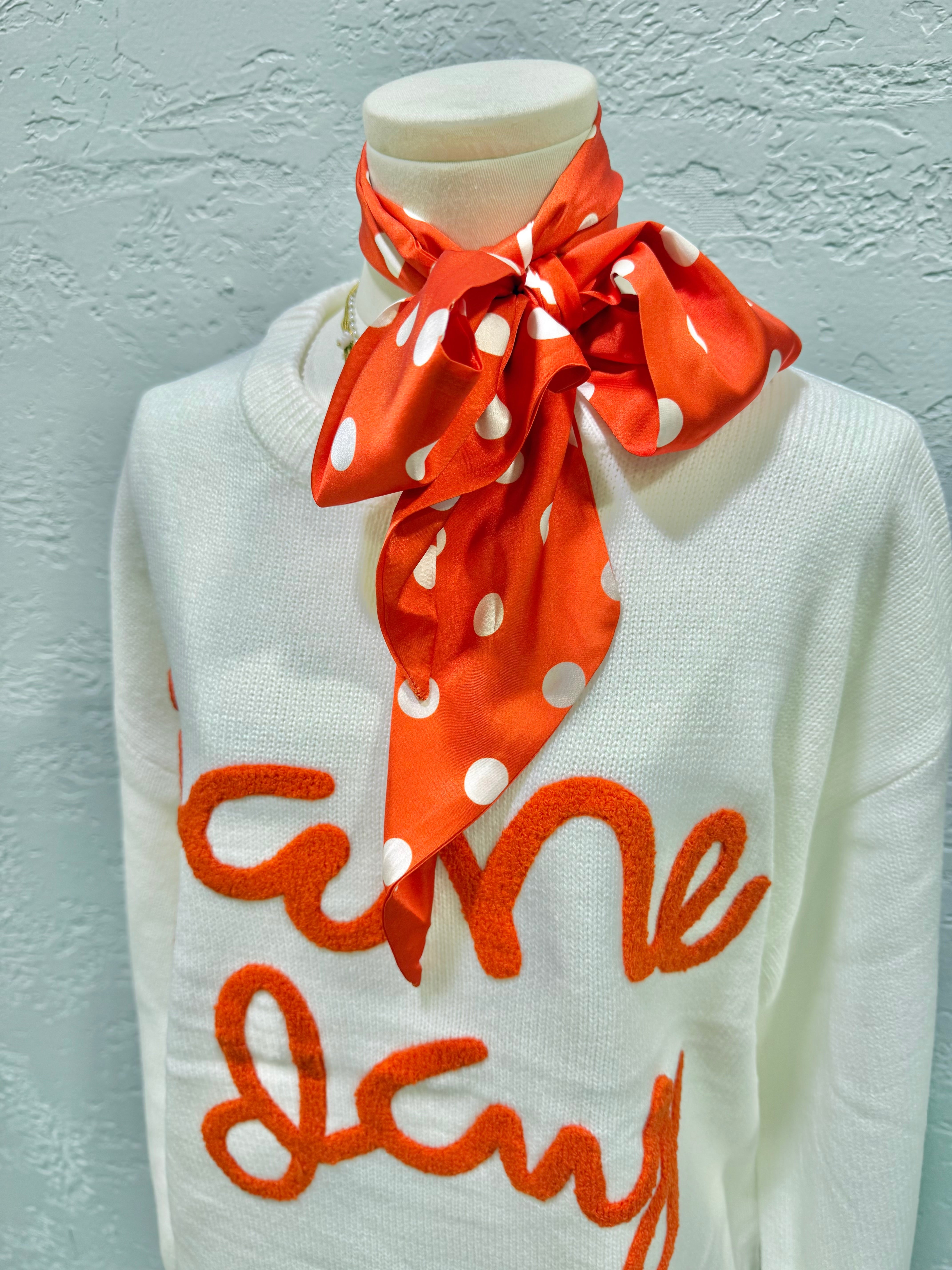 Polka Dot Neck Scarf