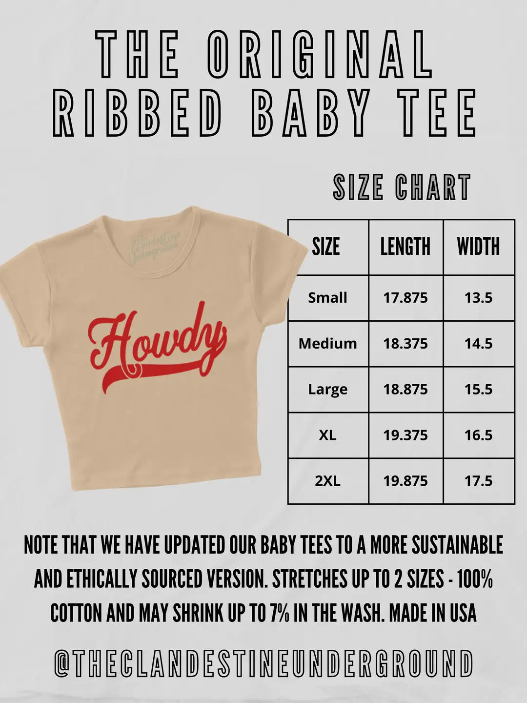 Underground Original Design: Three Ghoulish Girls, Halloween Micro-Ribbed Baby Tee