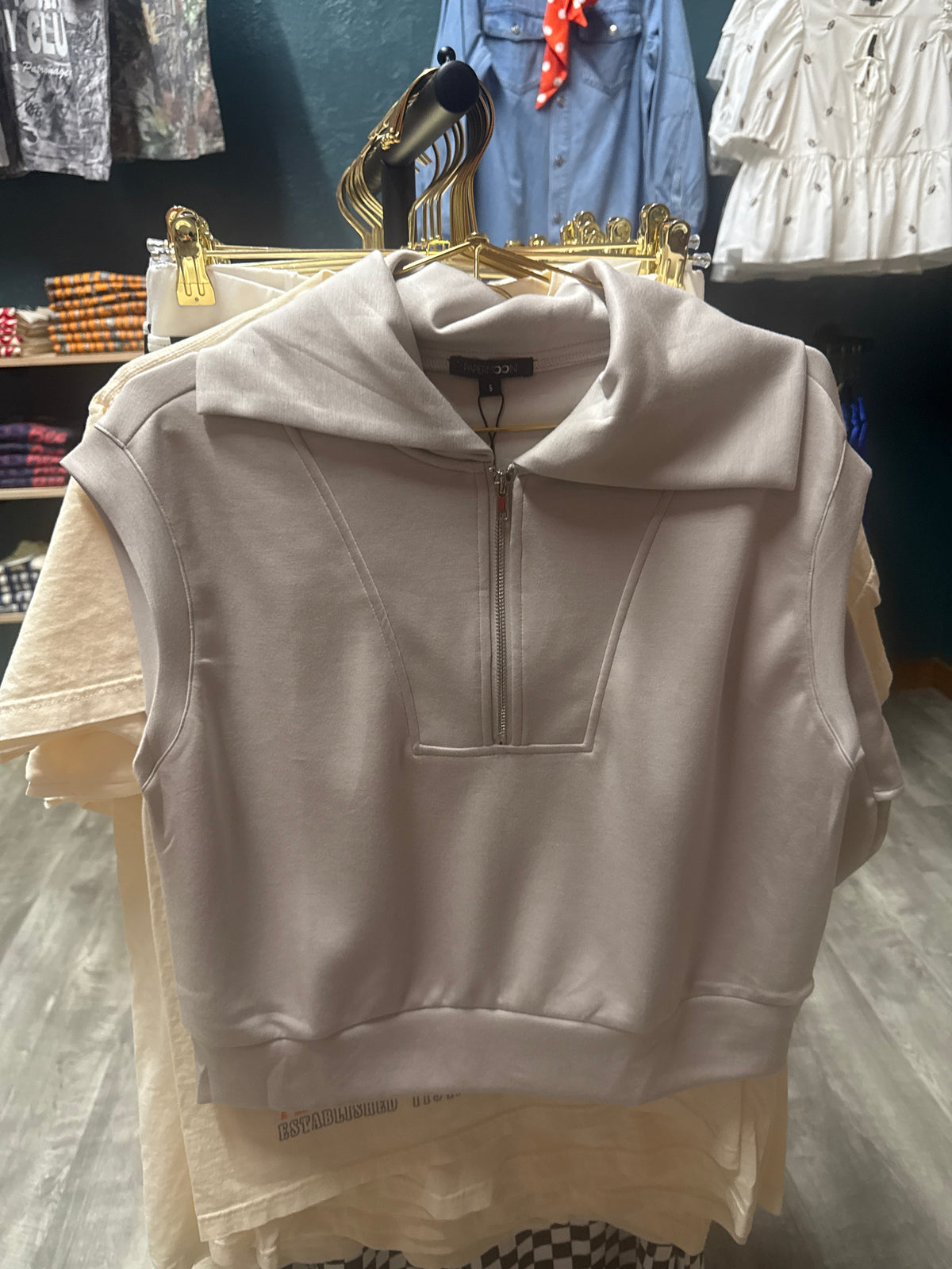 Athleisure Shawl Neck Short Set