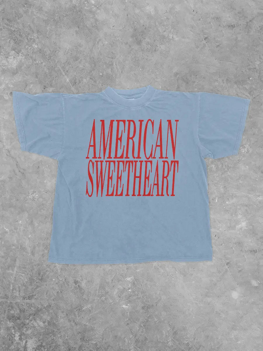 Underground Original Design: American Sweetheart Boxy Cotton TShirt