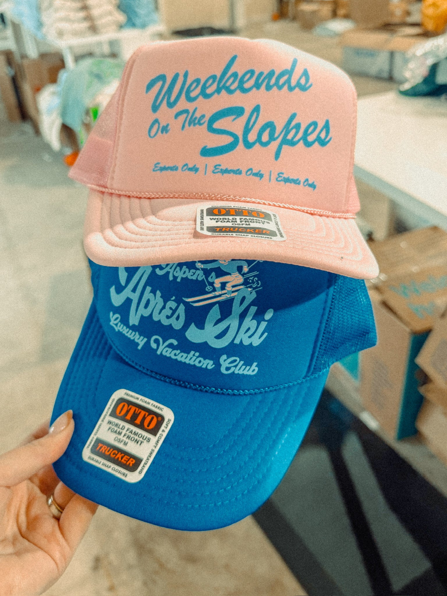 Underground Original Design: Weekends on the Slopes Trucker Hat