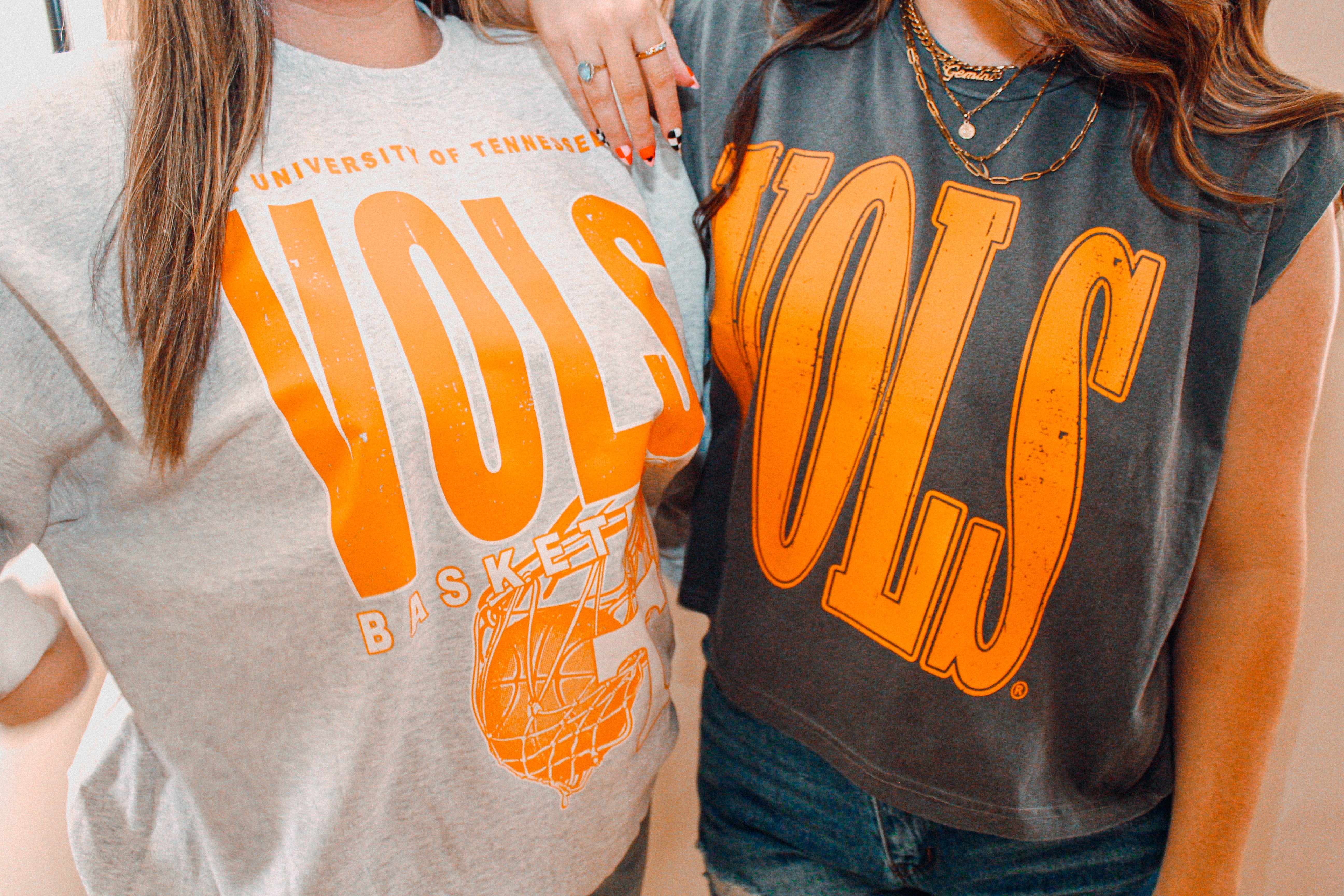 Underground Original Design: Tennessee VOLS Block Cropped Muscle Tank