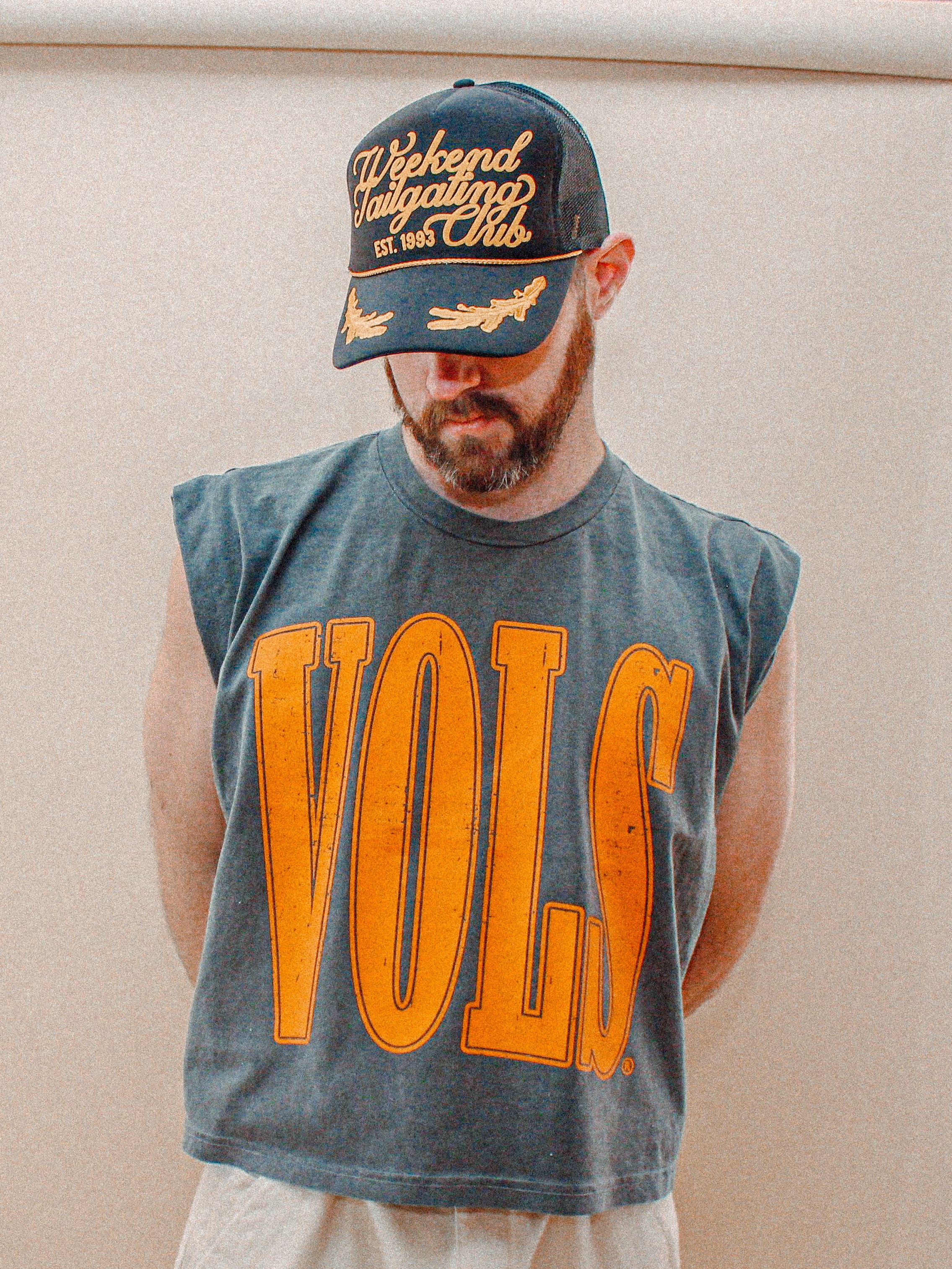 Underground Original Design: 90's Tennessee VOLS, Vintage Cropped Muscle Tank