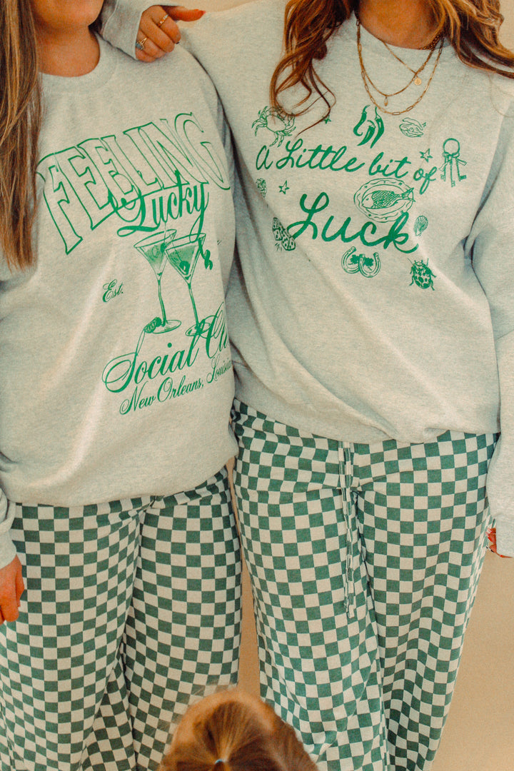 Underground Original Design: A Little Bit of Luck, St Patty's Oversized 90's Sweatshirt