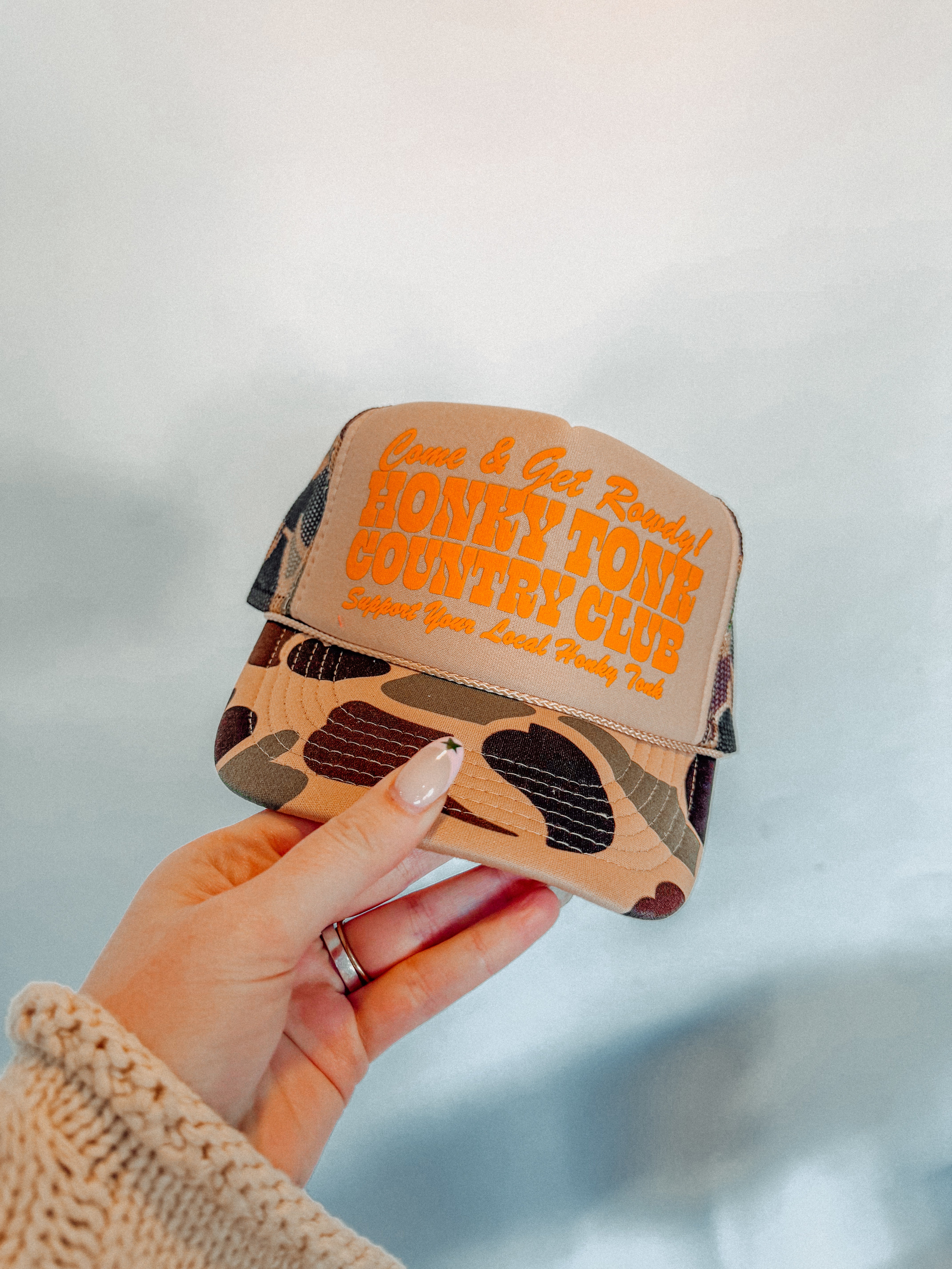 Underground Original Design: Honky Tonk Country Club, Western Trucker Hat