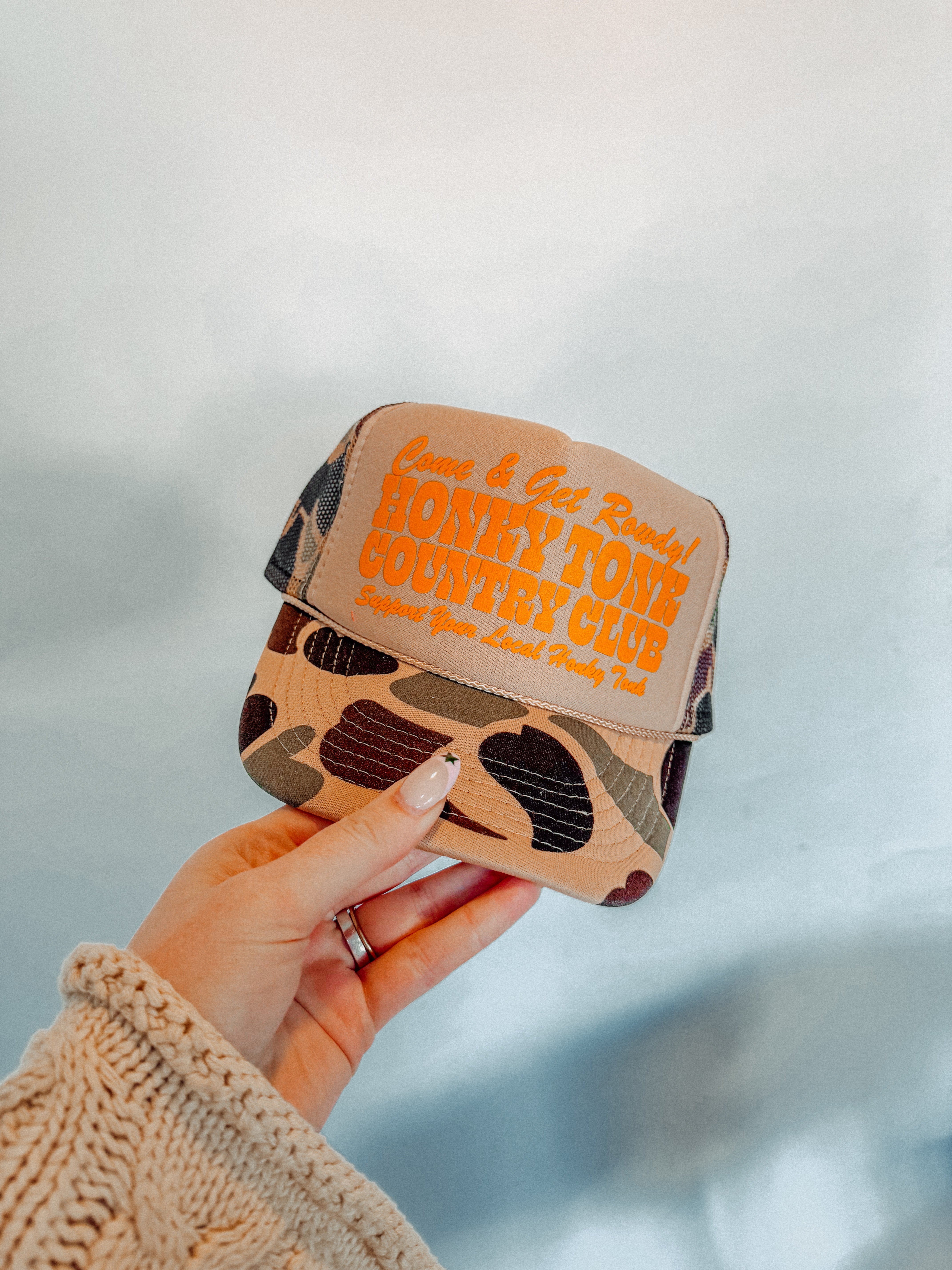 Underground Original Design: Honky Tonk Country Club, Western Trucker Hat