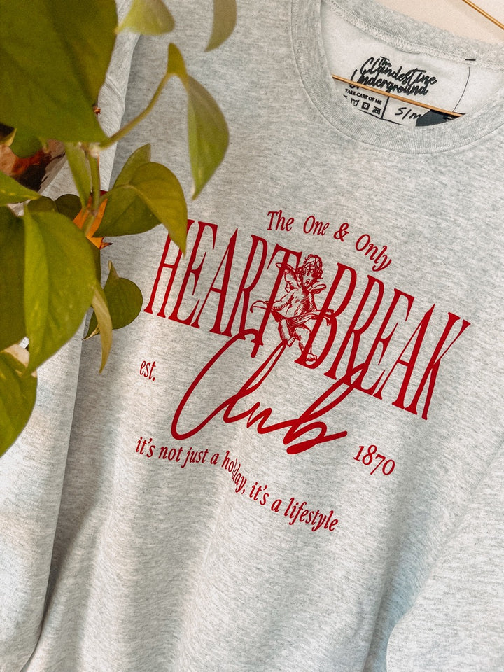 Underground Original Design: Heart Beak Club Oversized 90's Sweatshirt