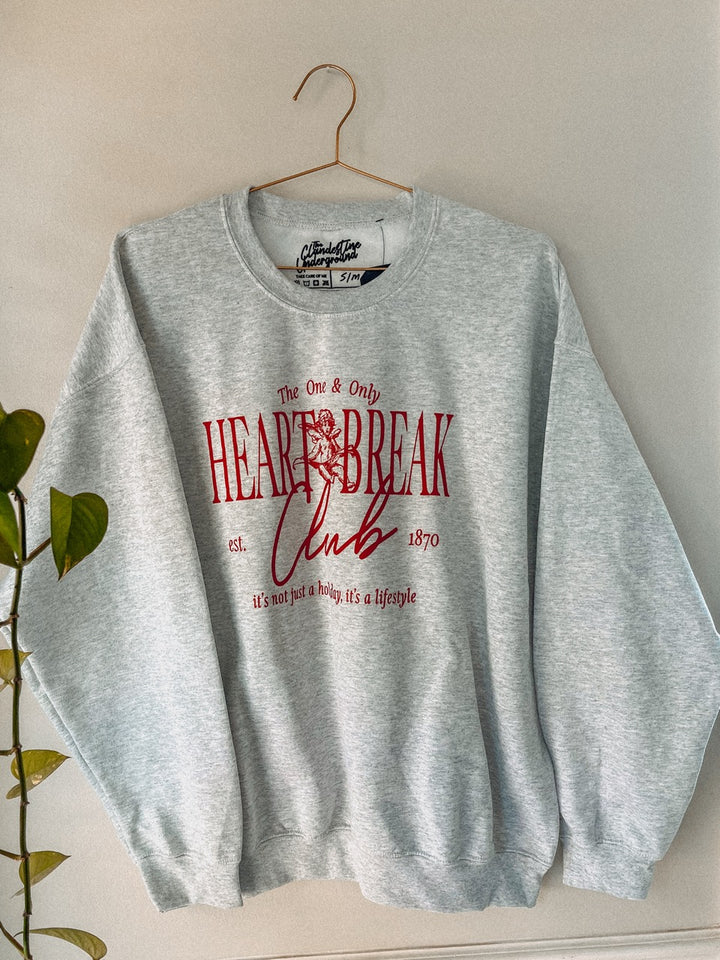 Underground Original Design: Heart Beak Club Oversized 90's Sweatshirt