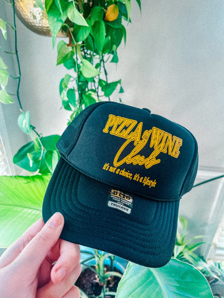 Underground Original Design: Pizza & Wine Club Trucker Hat