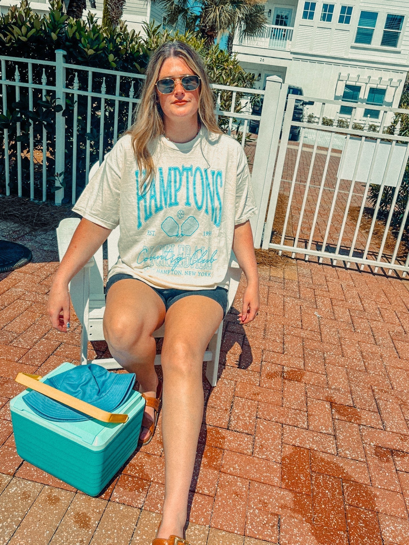 Underground Original Design: Hamptons Country Club Pickleball Boxy Cotton TShirt