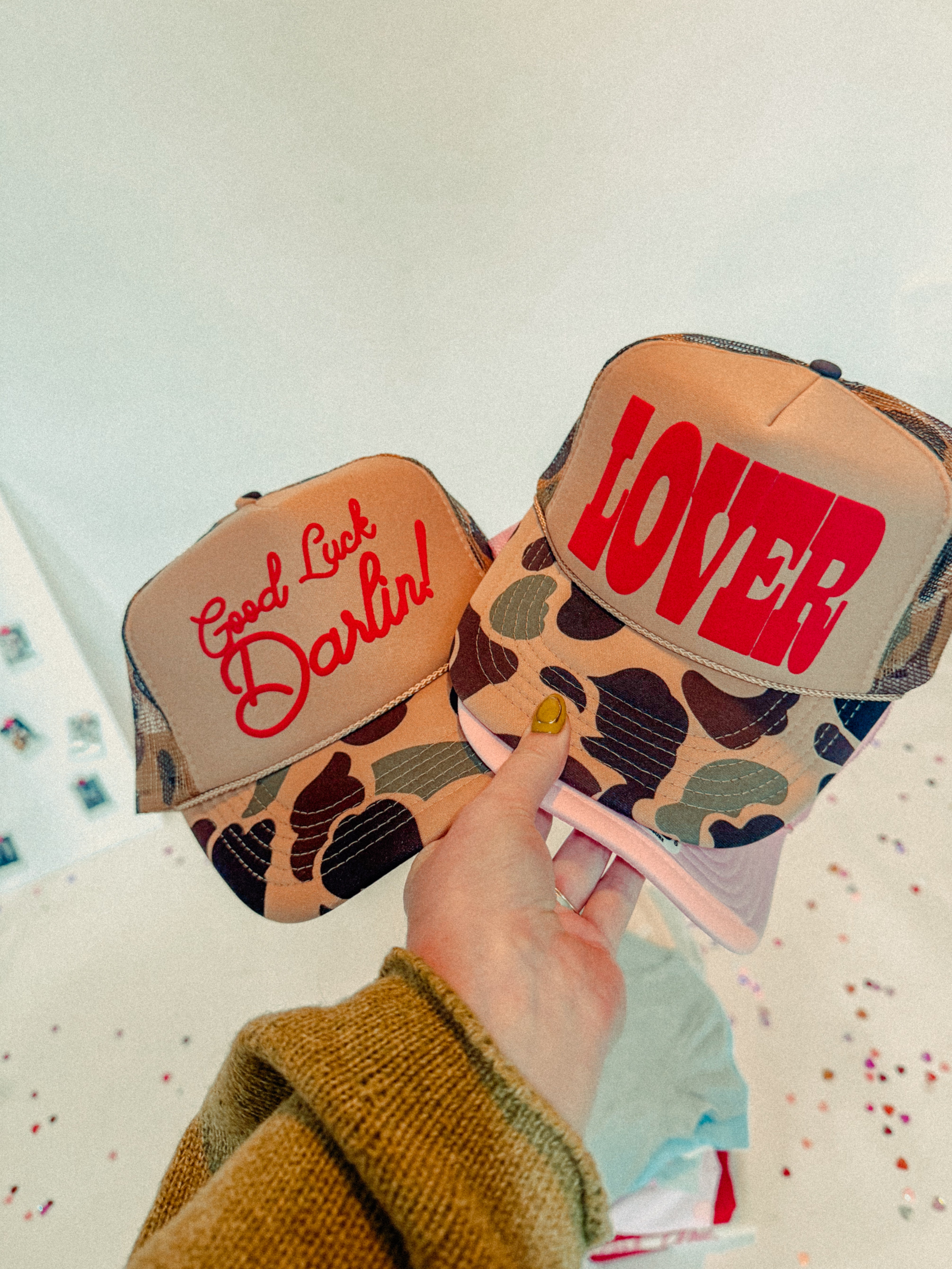 Underground Original Design: Good Luck Darlin!, Puff Western Trucker Hat