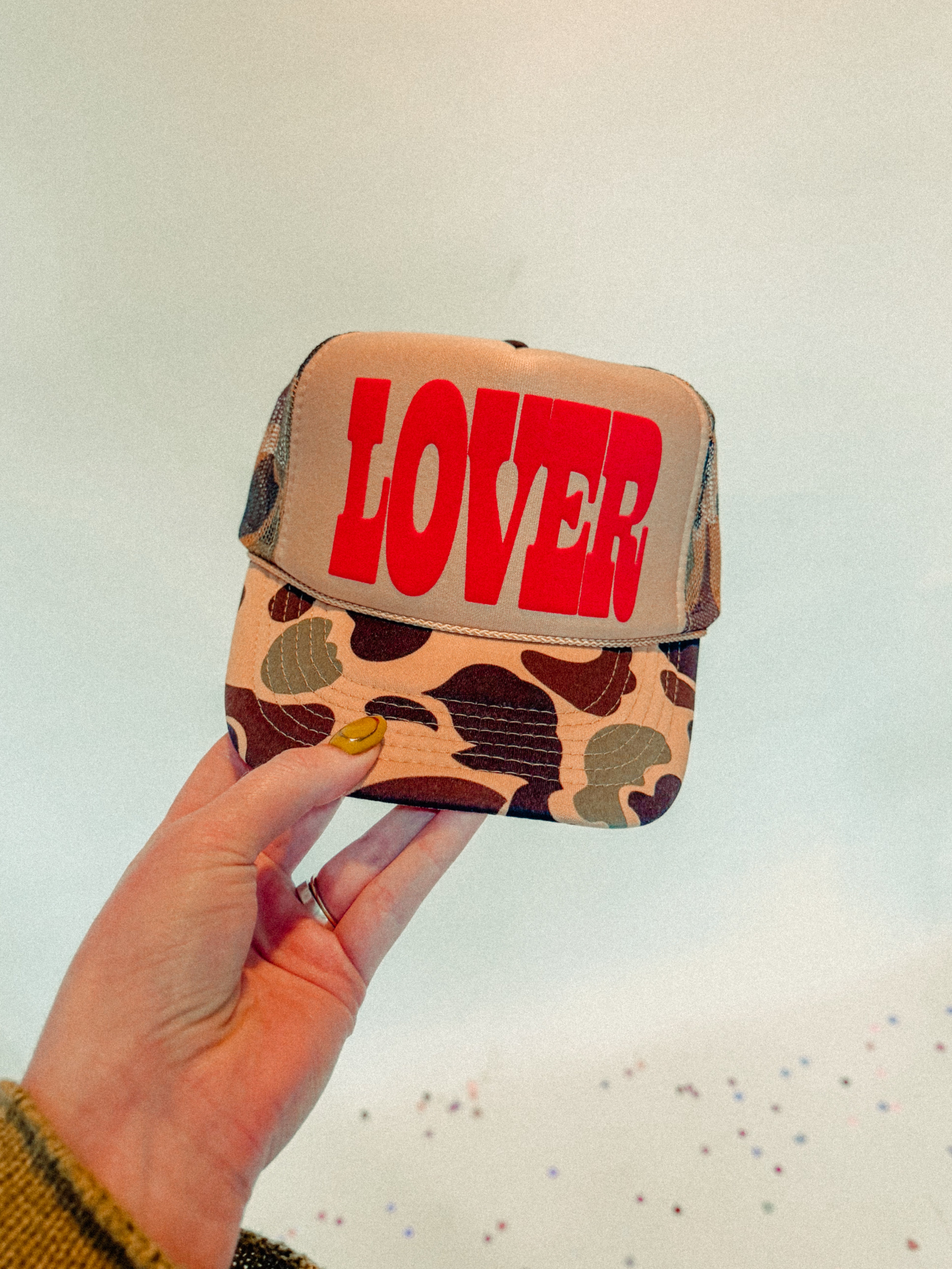 Underground Original Design: LOVER, Puff Western Trucker Hat