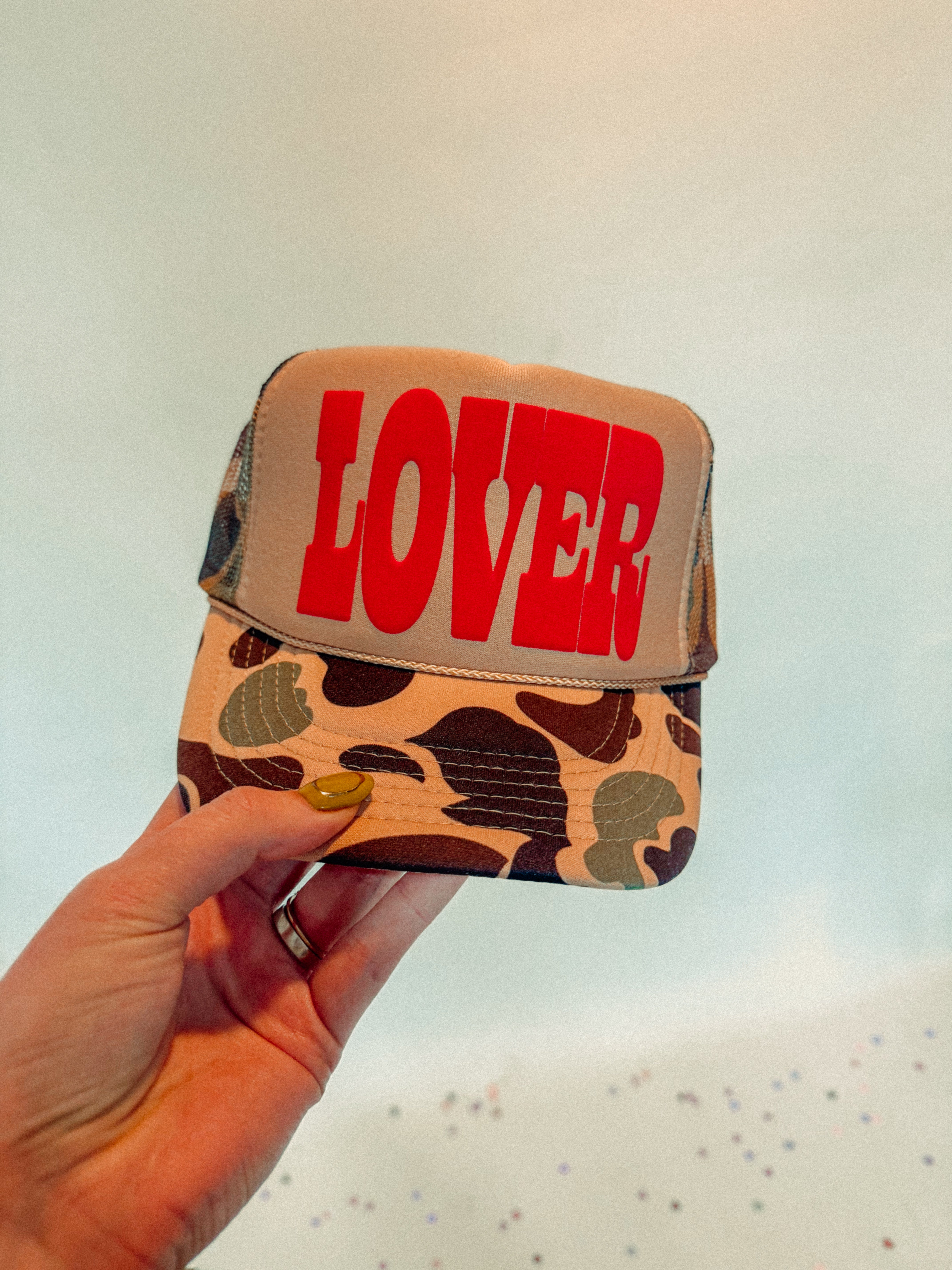 Underground Original Design: LOVER, Puff Western Trucker Hat