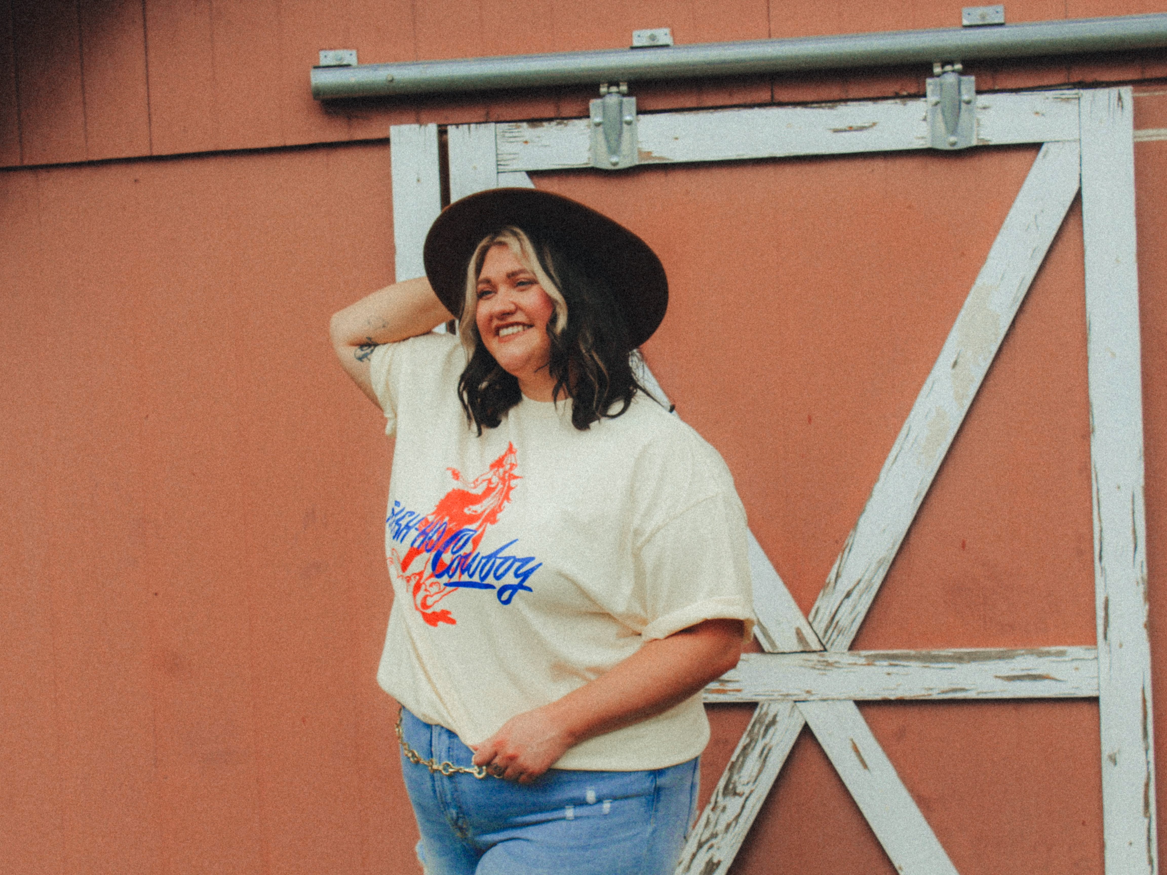Underground Original Design: Heigh-Ho-Cowboy, Western Oversized TShirt