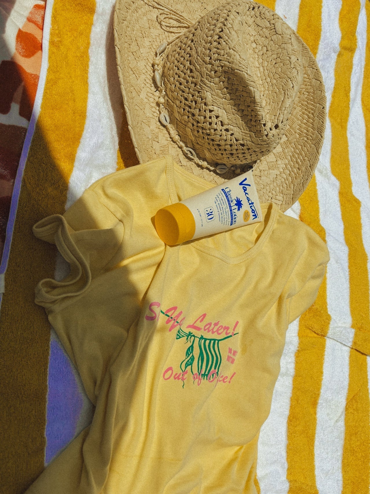 Underground Original Design: See Ya, Out of Office Micro-Ribbed Baby Tee
