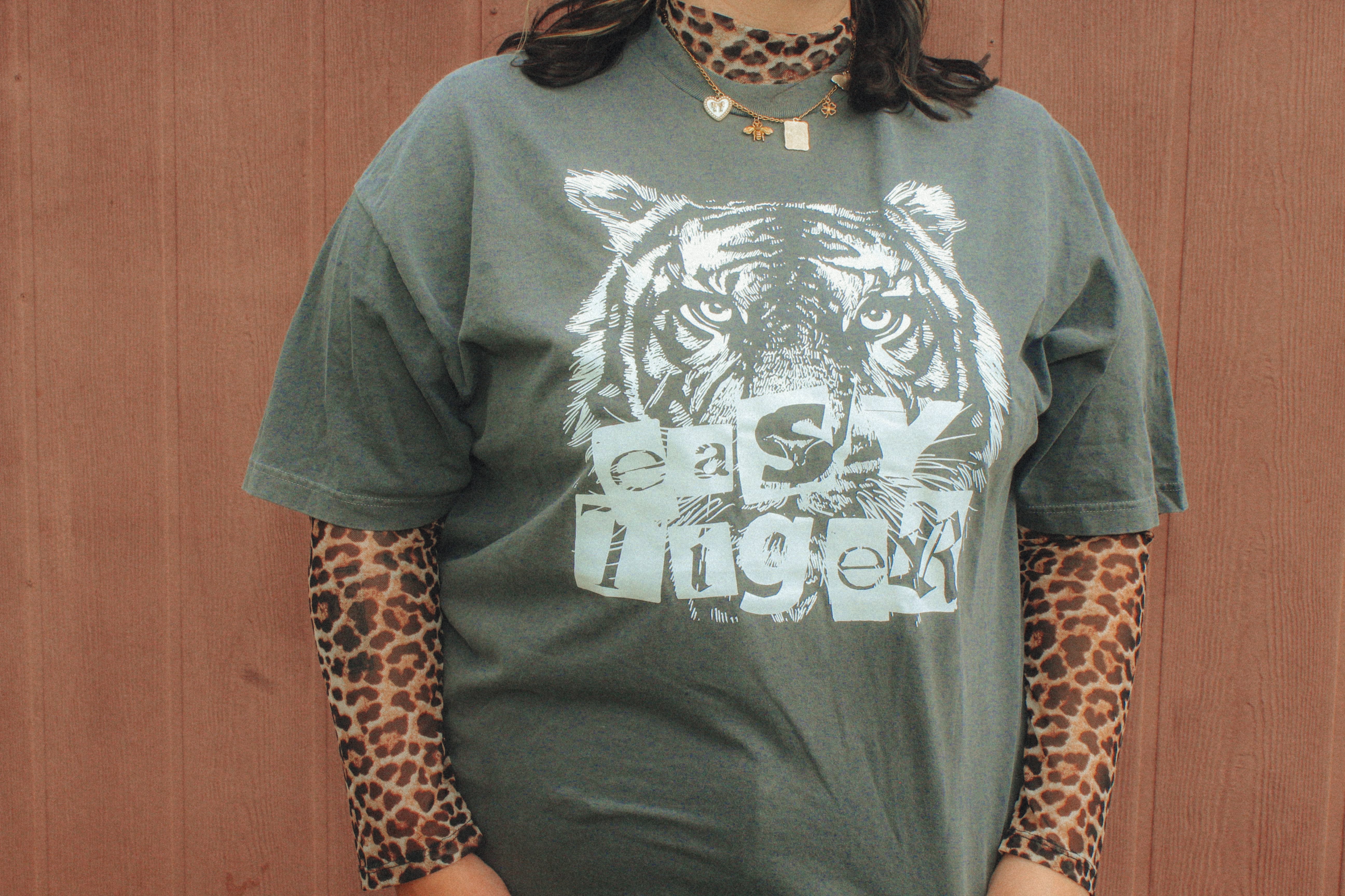 Underground Original Design: Easy Tiger Boxy Oversized TShirt