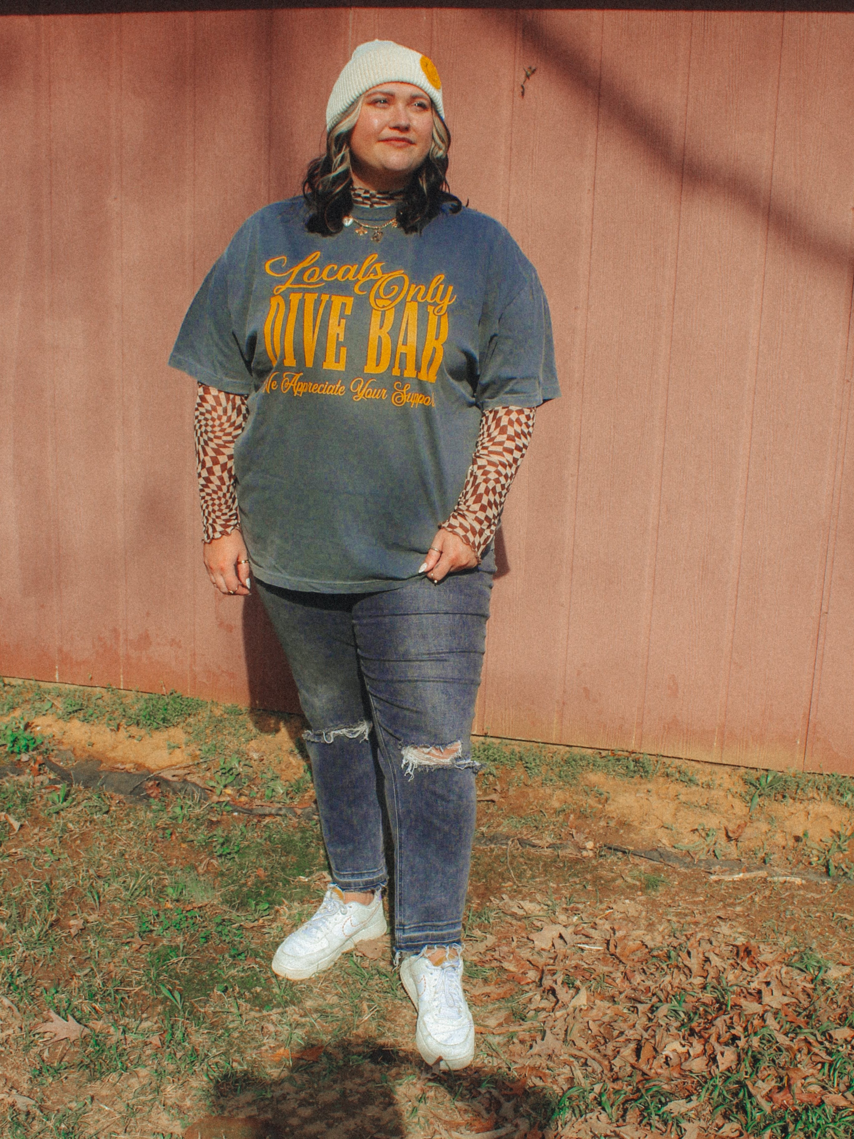 Underground Original Design: Locals Only Dive Bar Oversized TShirt