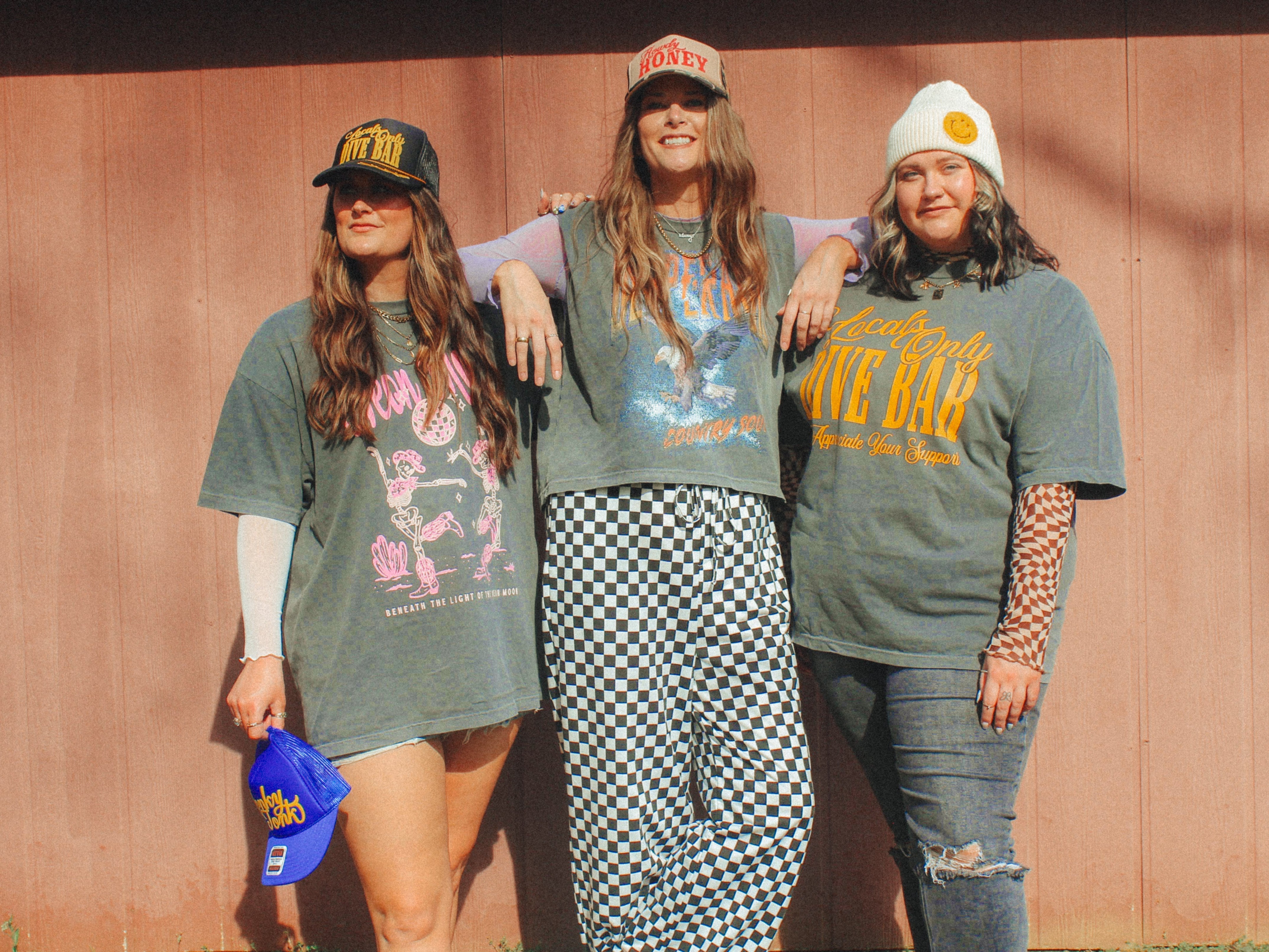 Underground Original Design: Locals Only Dive Bar Boxy Oversized TShirt