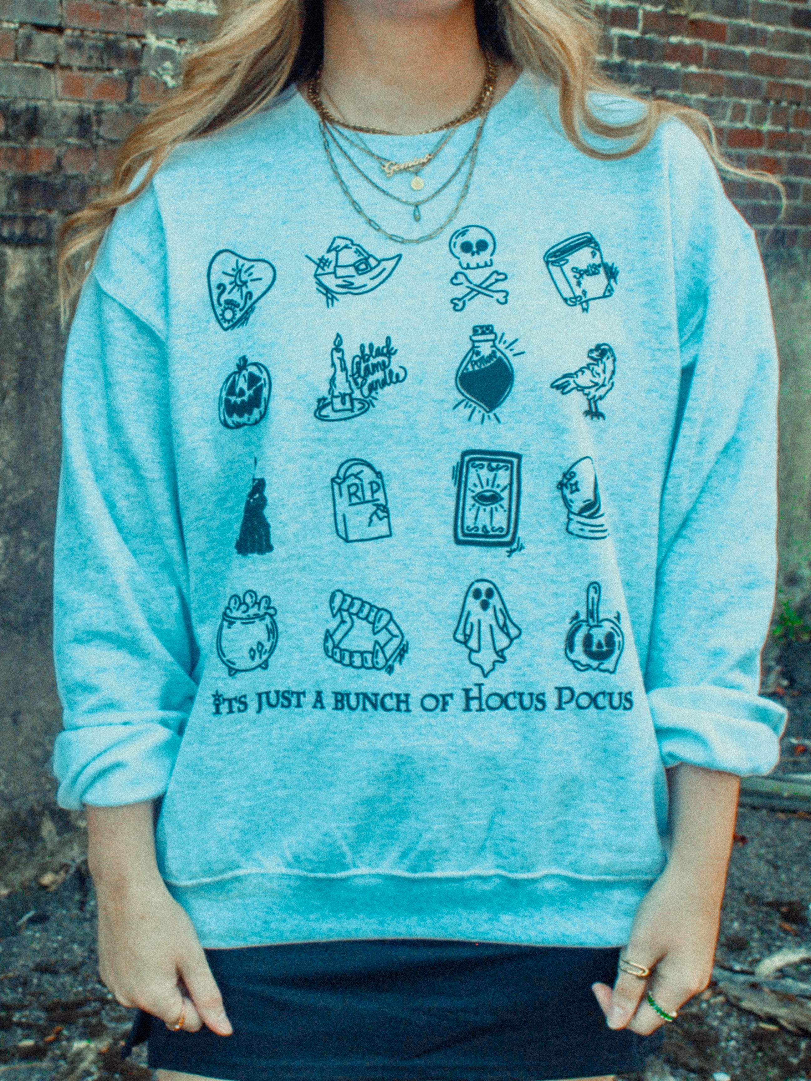 Underground Original Design: Hocus Pocus Boxy Cotton Sweatshirt